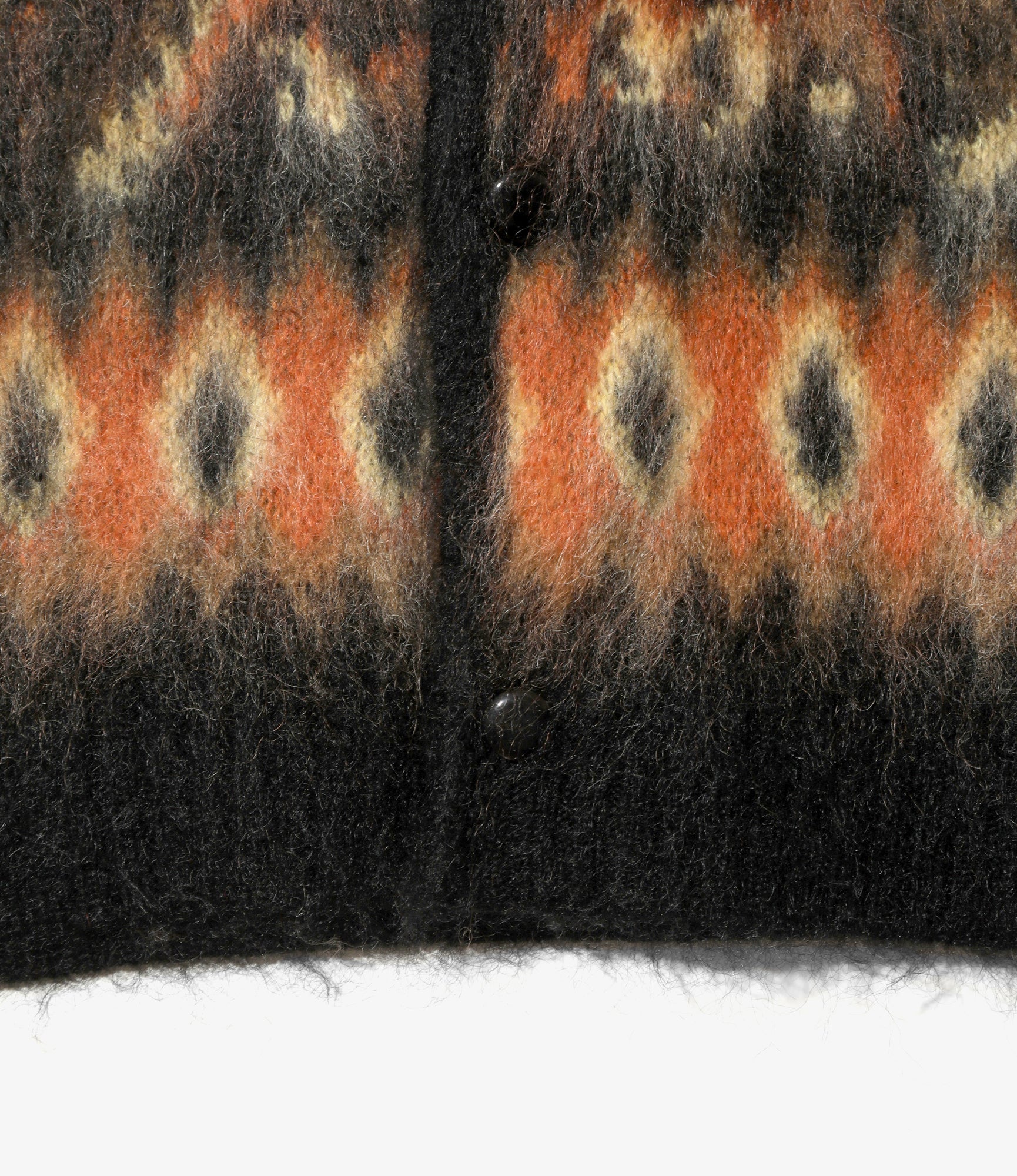 Mohair Cardigan – Black Paisley