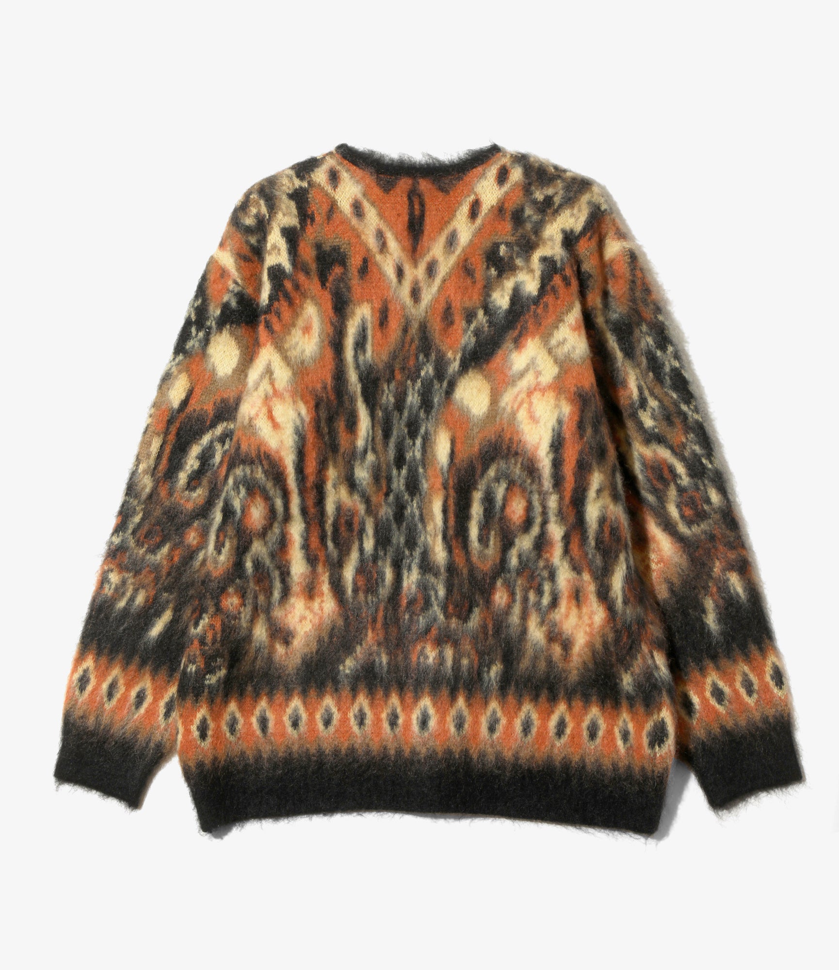 Mohair Cardigan – Black Paisley
