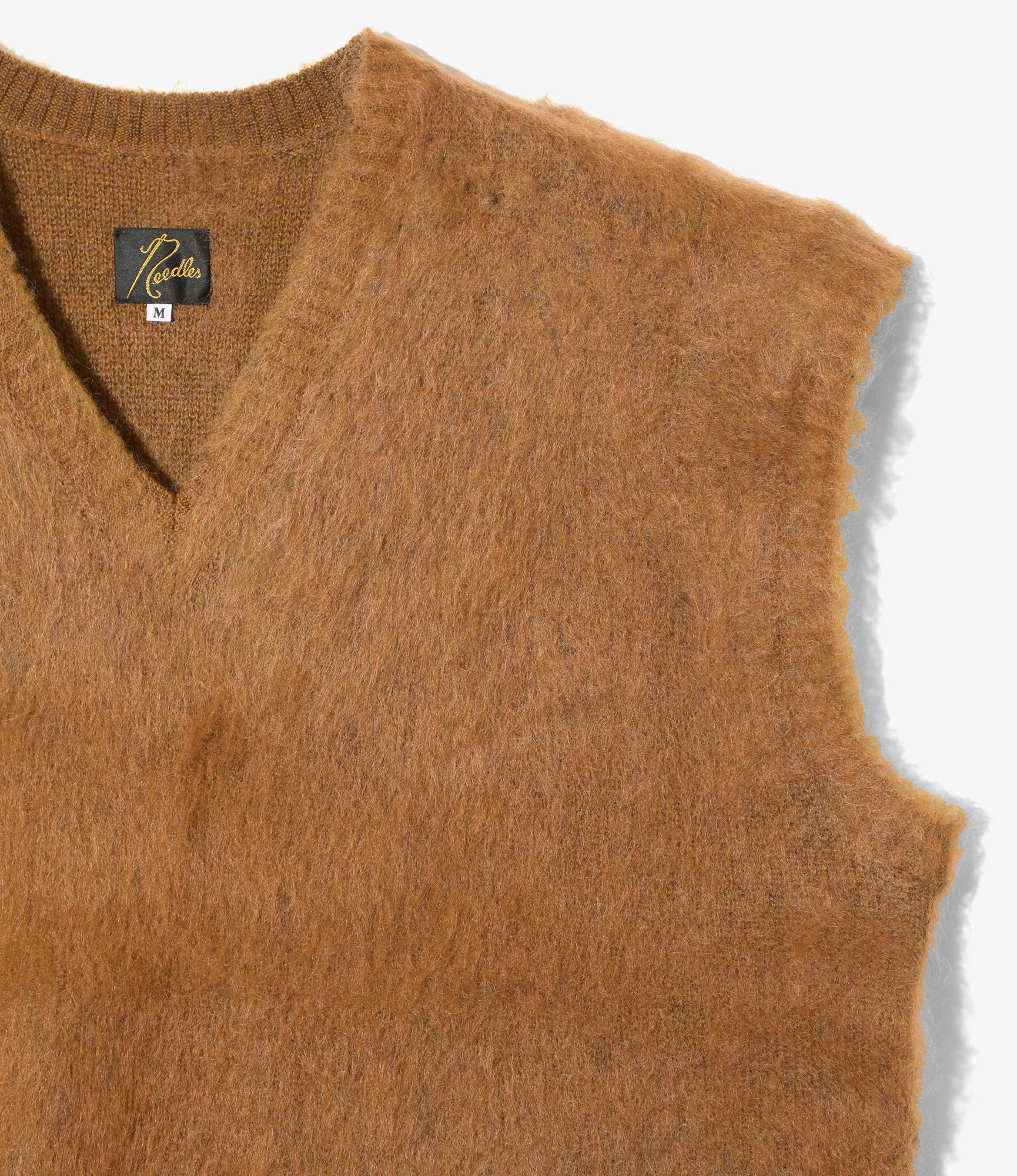 Mohair Knit Vest – Orange