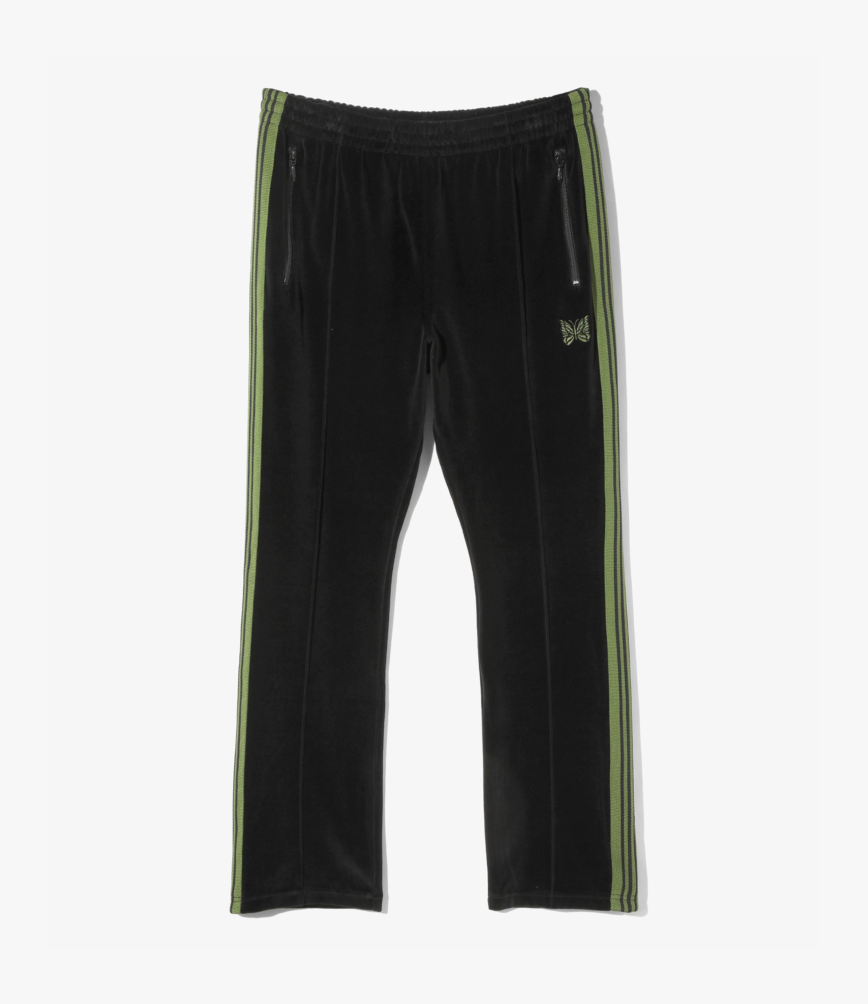 Narrow Track Pant – Black Velour