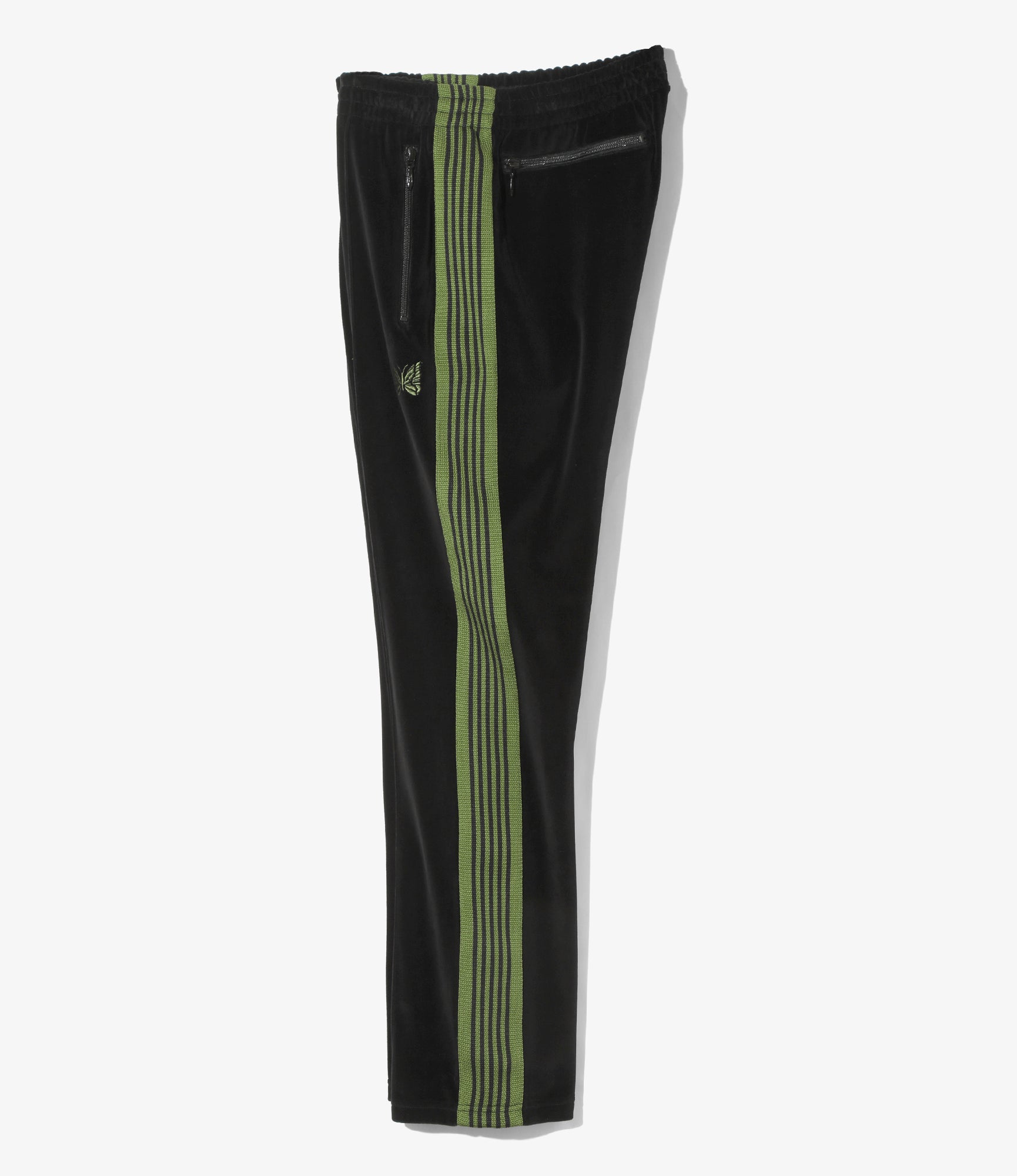 Narrow Track Pant – Black Velour