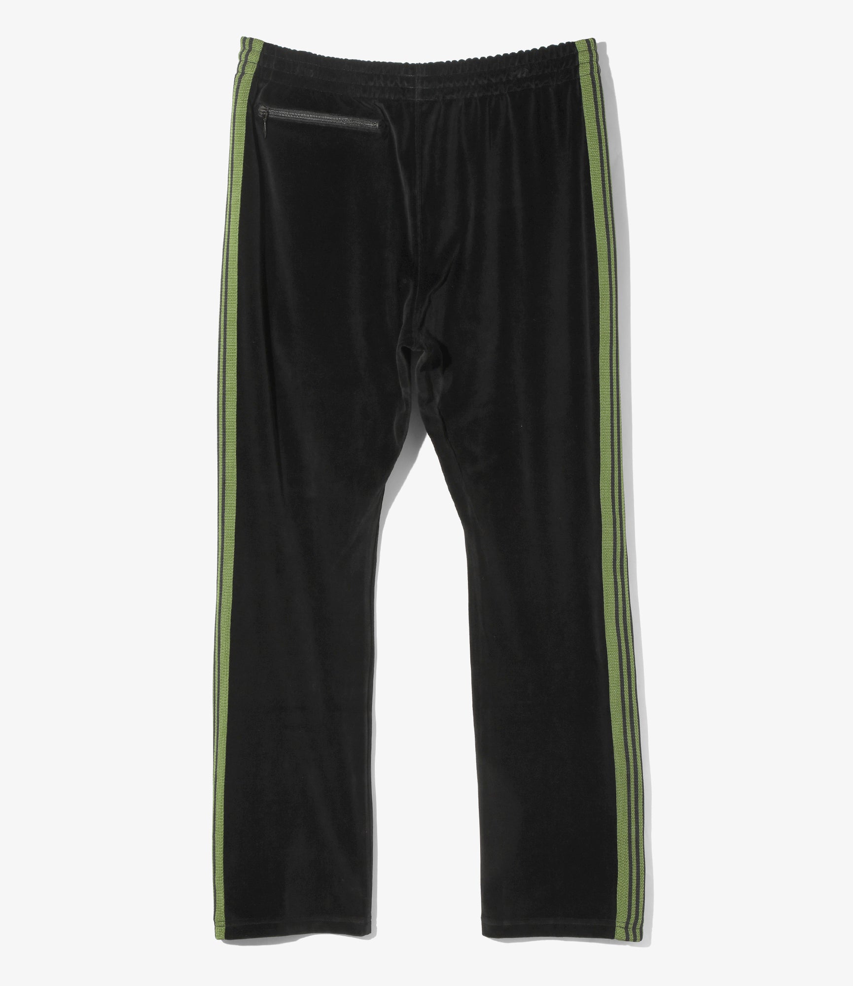 Narrow Track Pant – Black Velour
