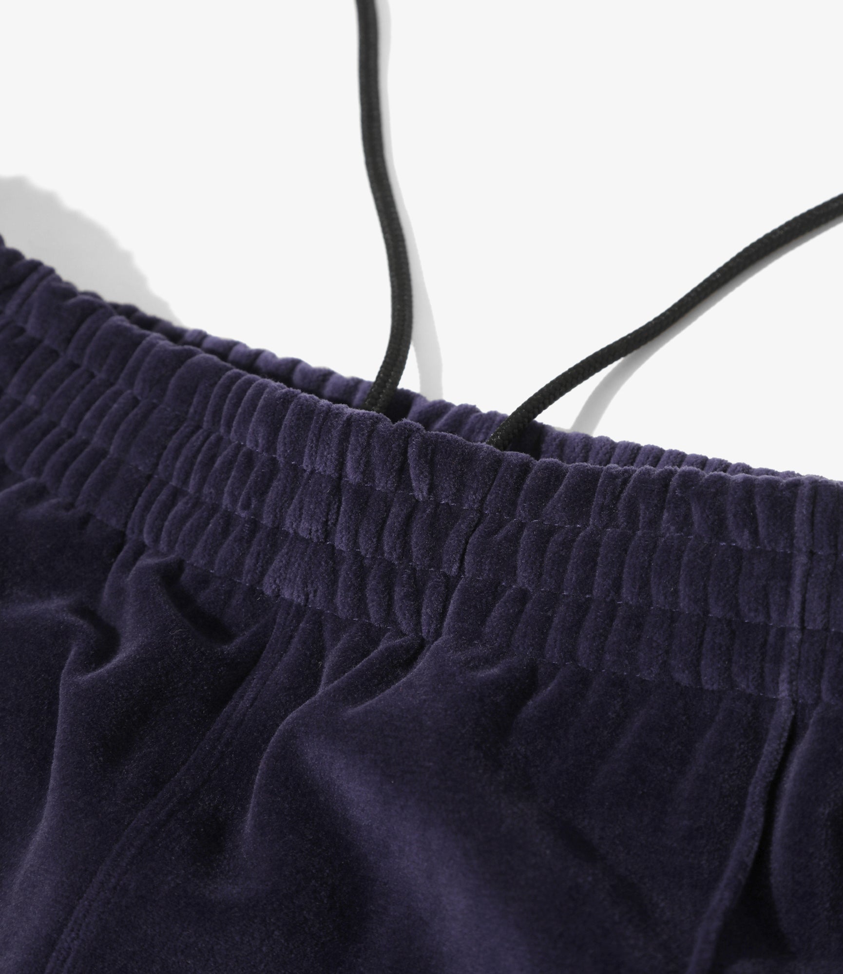 Narrow Track Pant – Navy Velour
