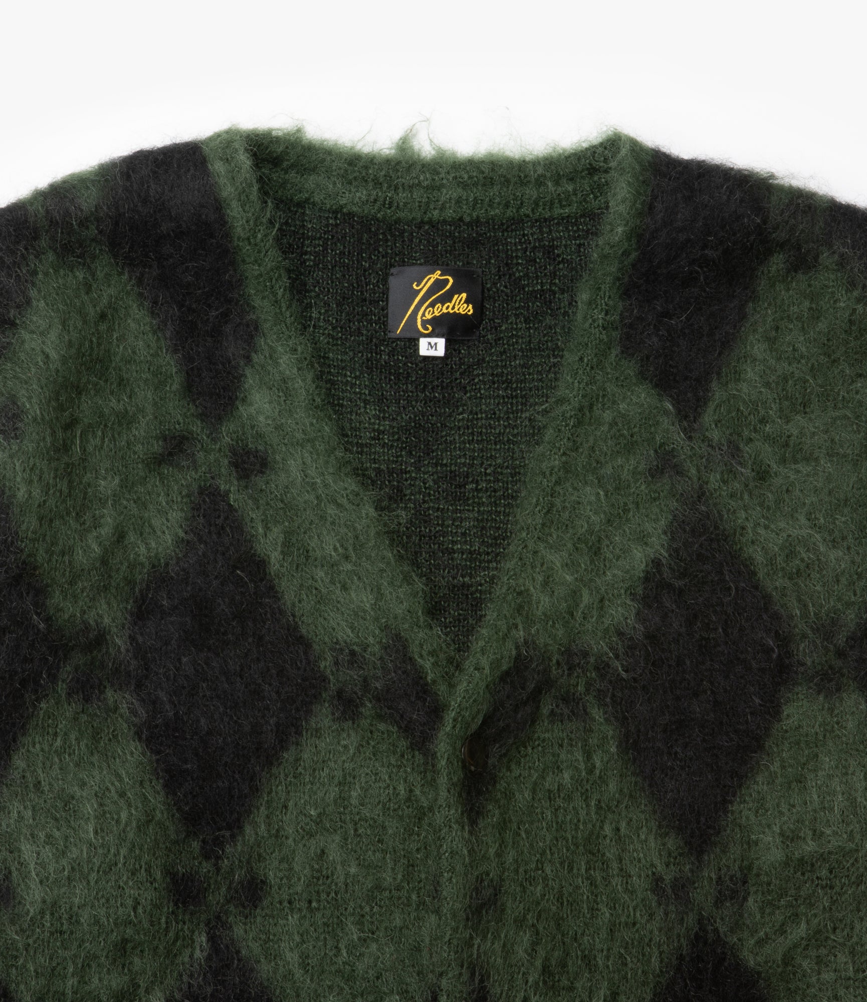 Mohair Cardigan – Green Diamond