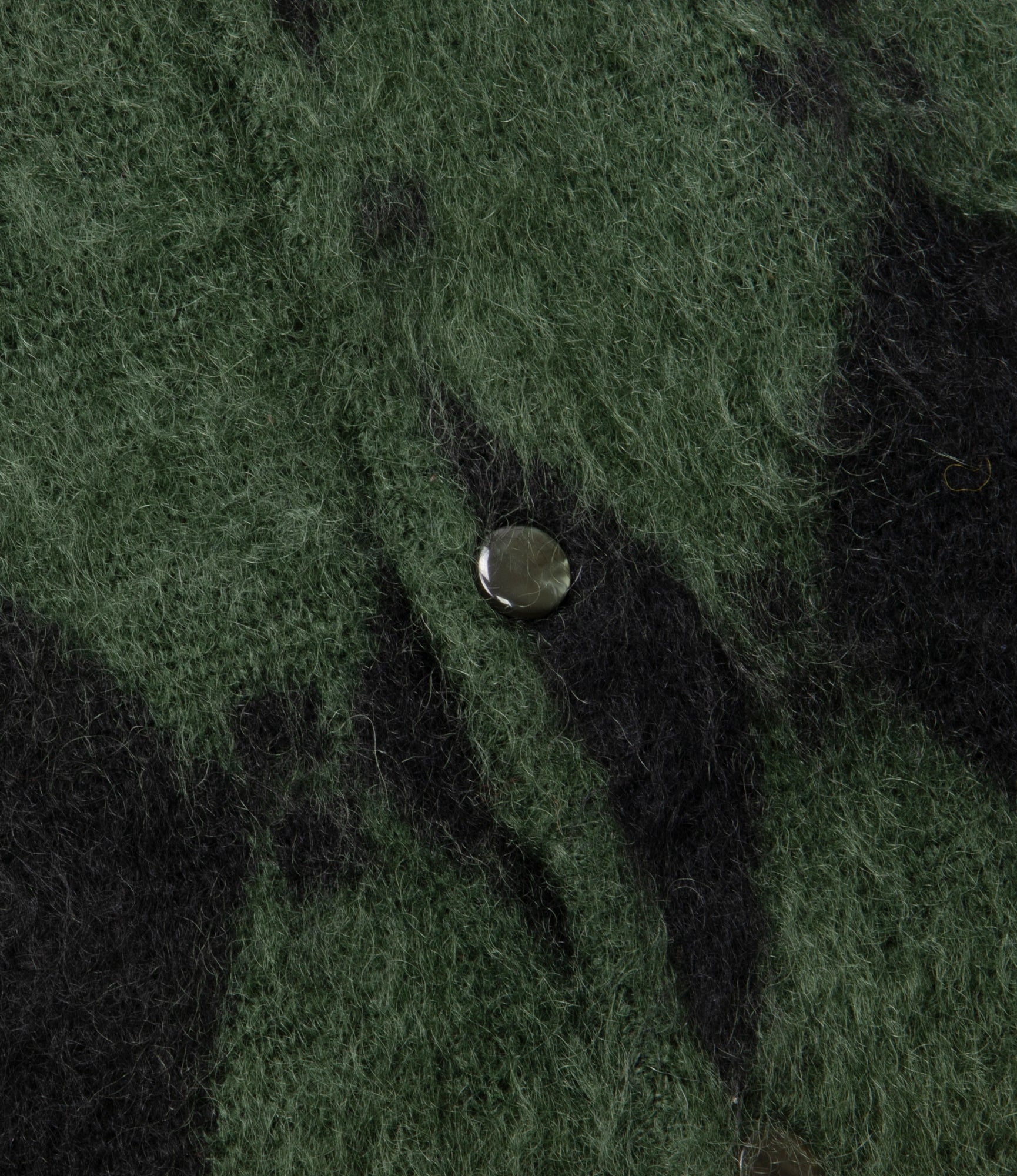 Mohair Cardigan – Green Diamond