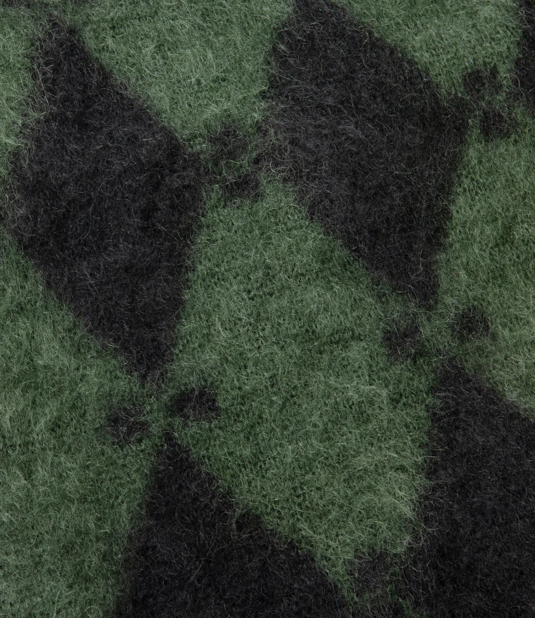 Mohair Cardigan – Green Diamond