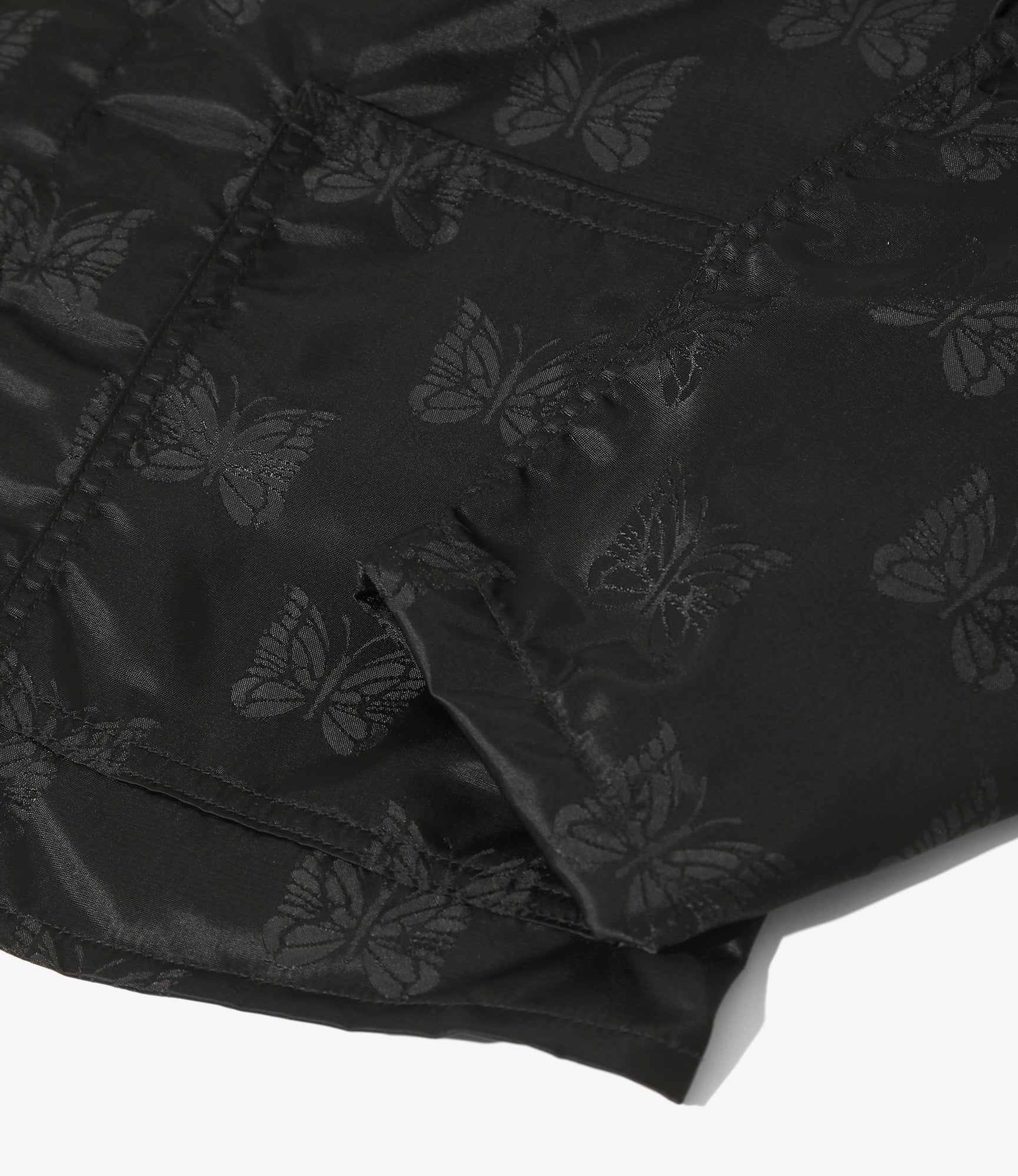 DN Coverall – Black Papillon Jacquard Sateen