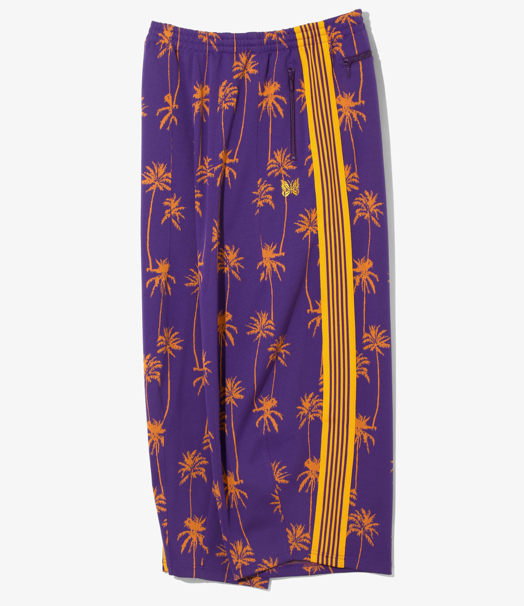 HD Track Pant – Purple/Orange Palm Tree Jacquard