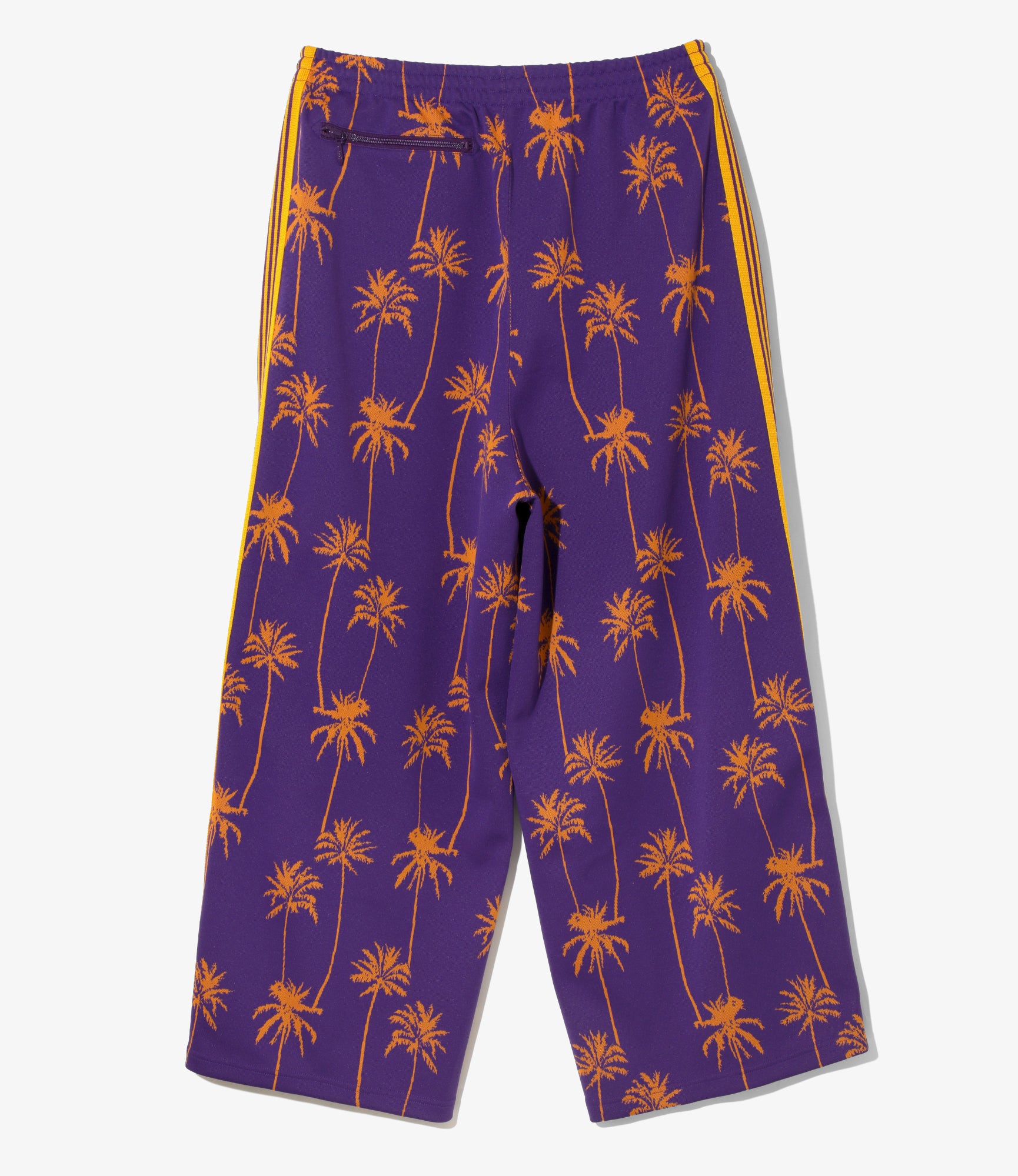 HD Track Pant – Purple/Orange Palm Tree Jacquard