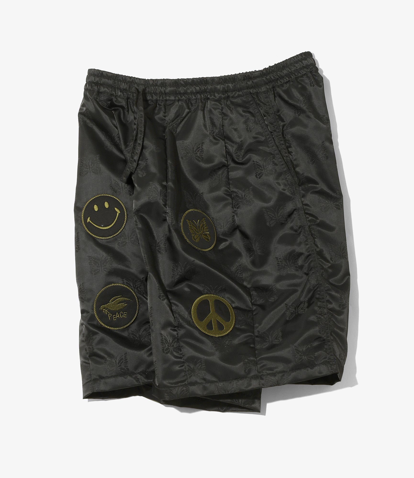HDP Short – Black Papillon Jacquard Sateen