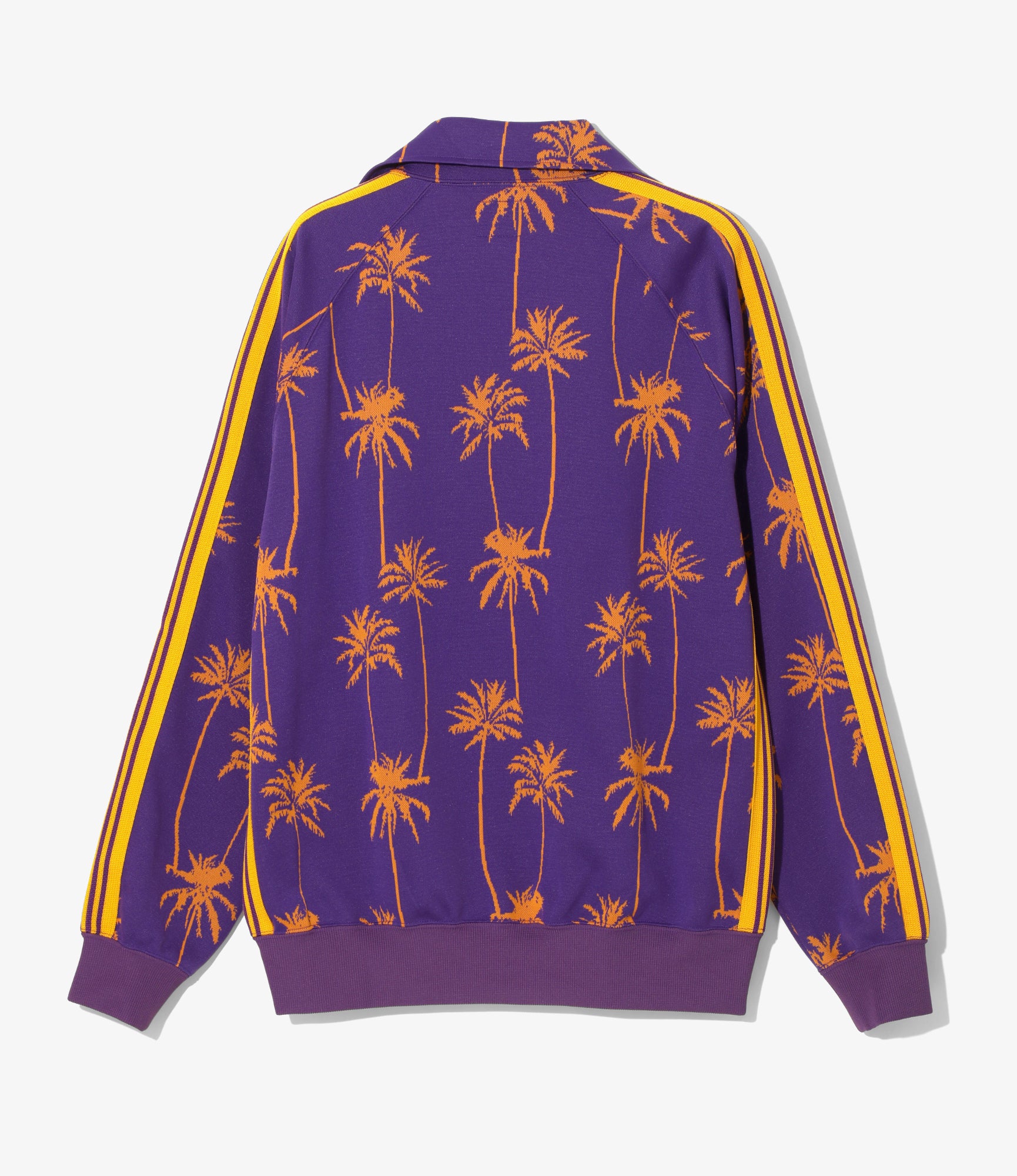 Track Jacket – Purple/Orange Palm Tree Jacquard