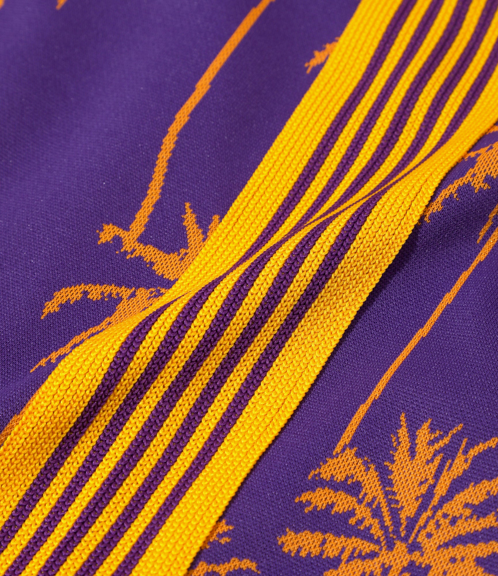 Track Jacket – Purple/Orange Palm Tree Jacquard