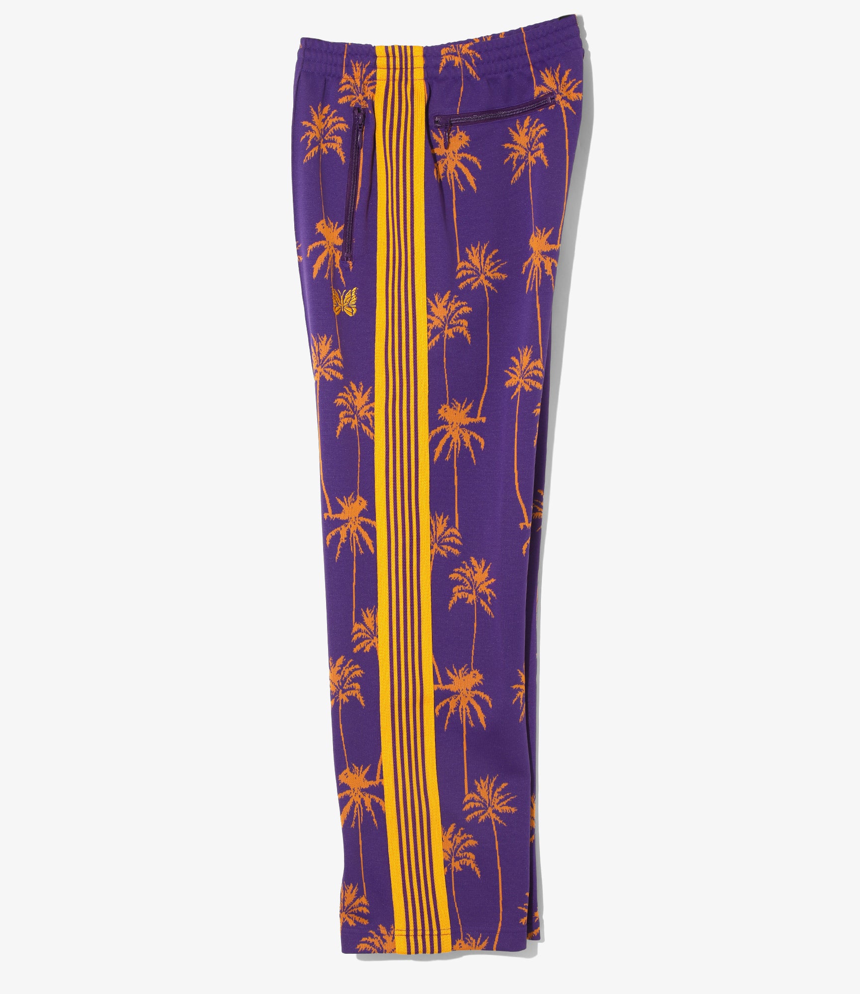 Track Pant – Purple/Orange Palm Tree Jacquard