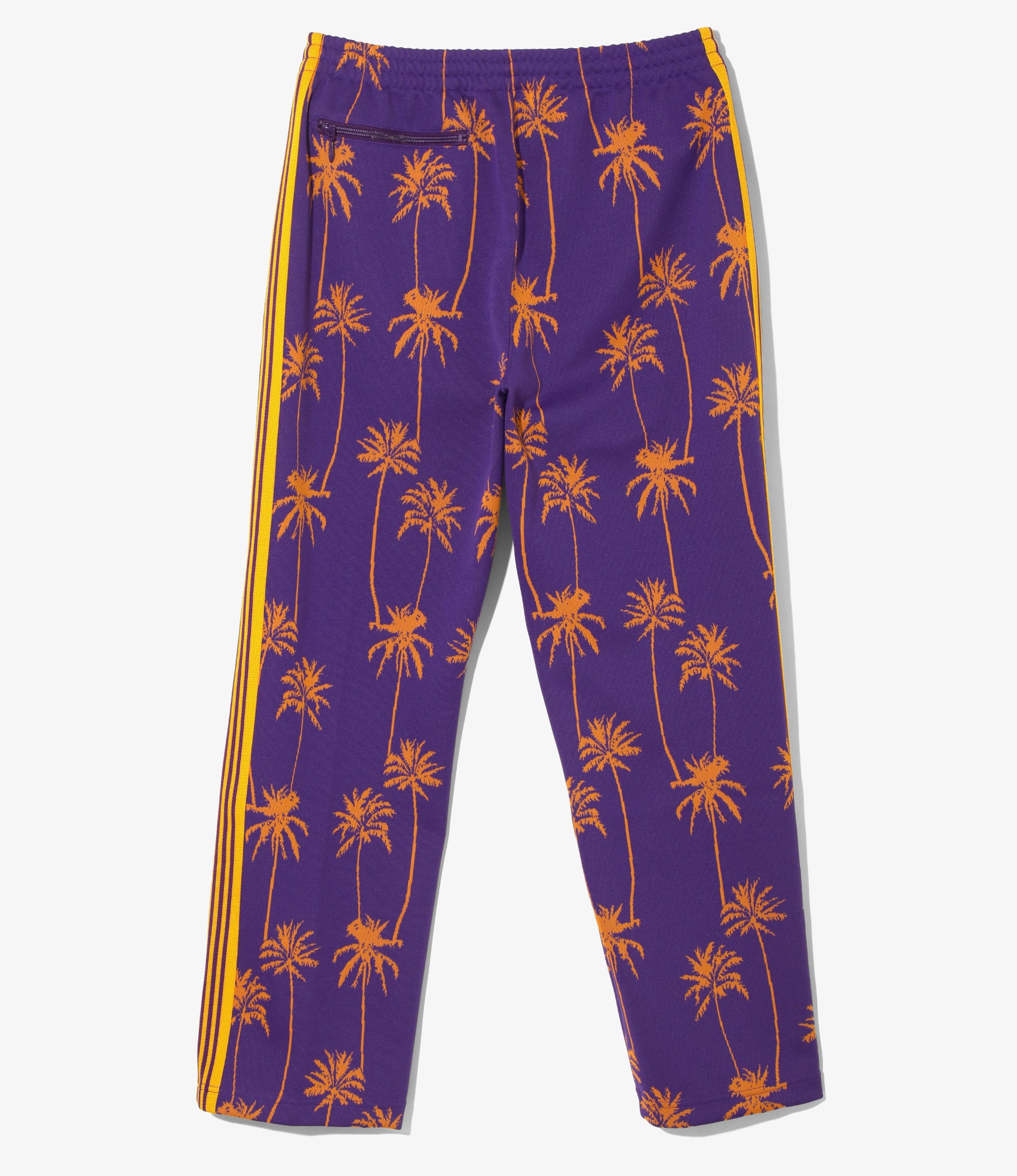 Track Pant – Purple/Orange Palm Tree Jacquard