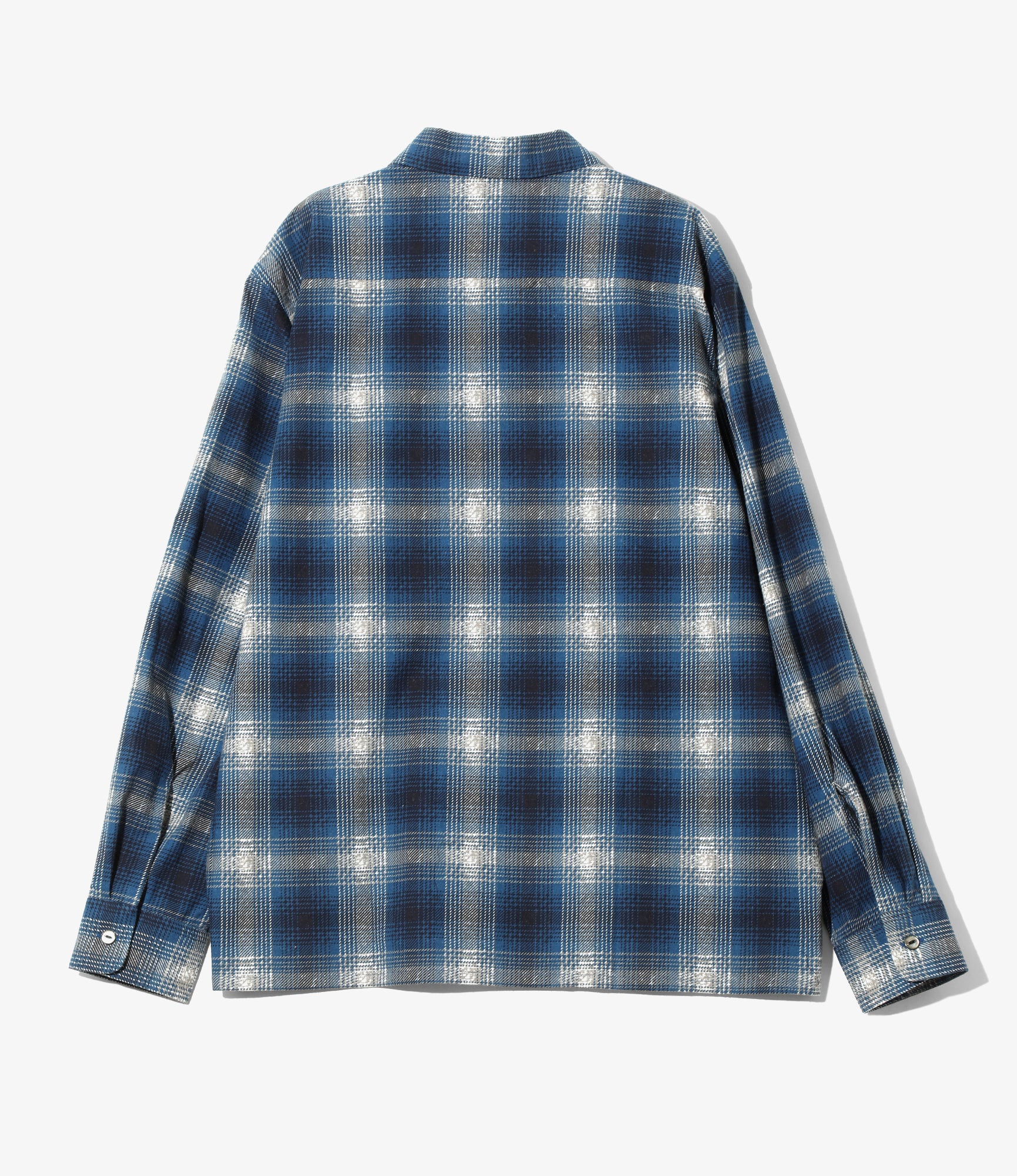 One-Up Shirt – Blue Plaid Flannel