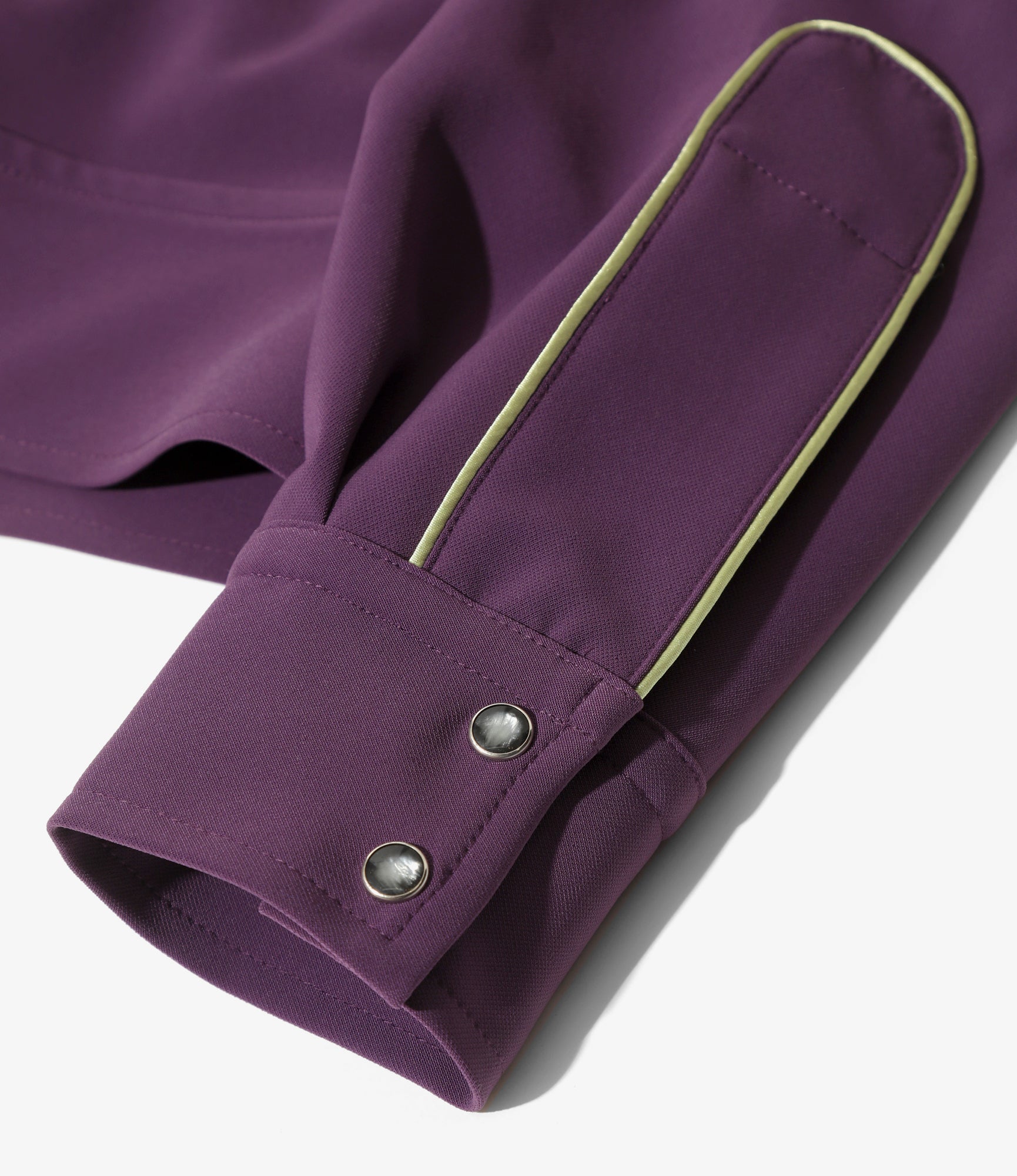Piping Cowboy Jacket – Purple Double Cloth