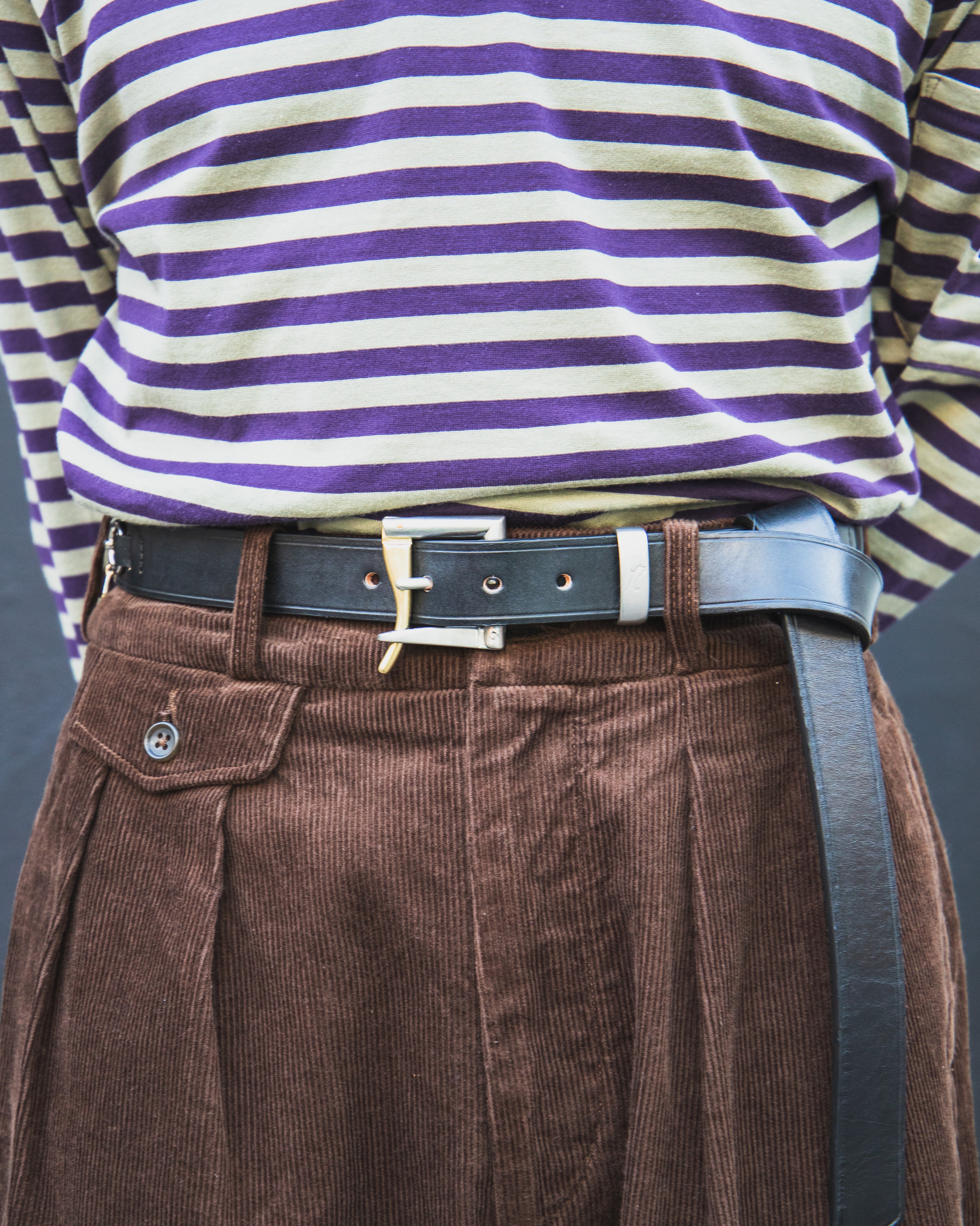 Tassel Bit Quick Release Belt – Black Leather