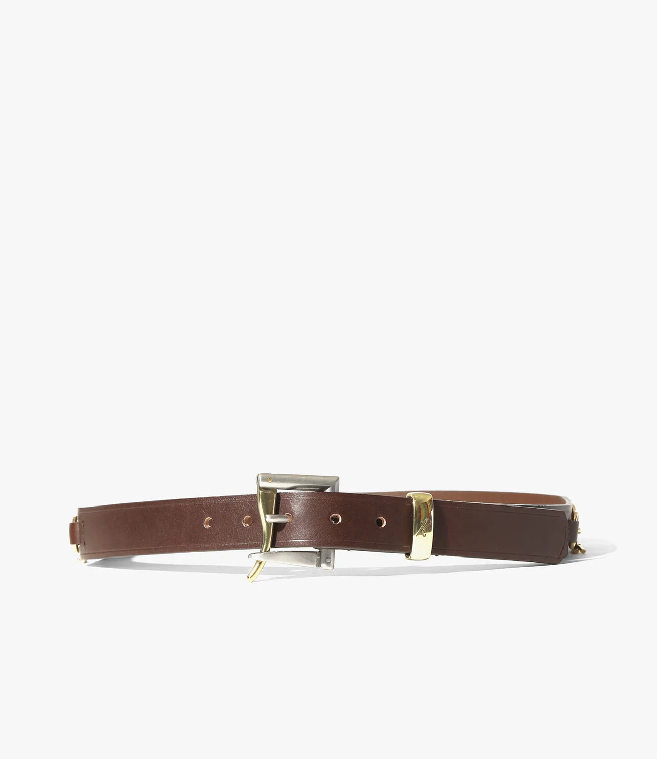 Tassel Bit Quick Release Belt – Brown Leather