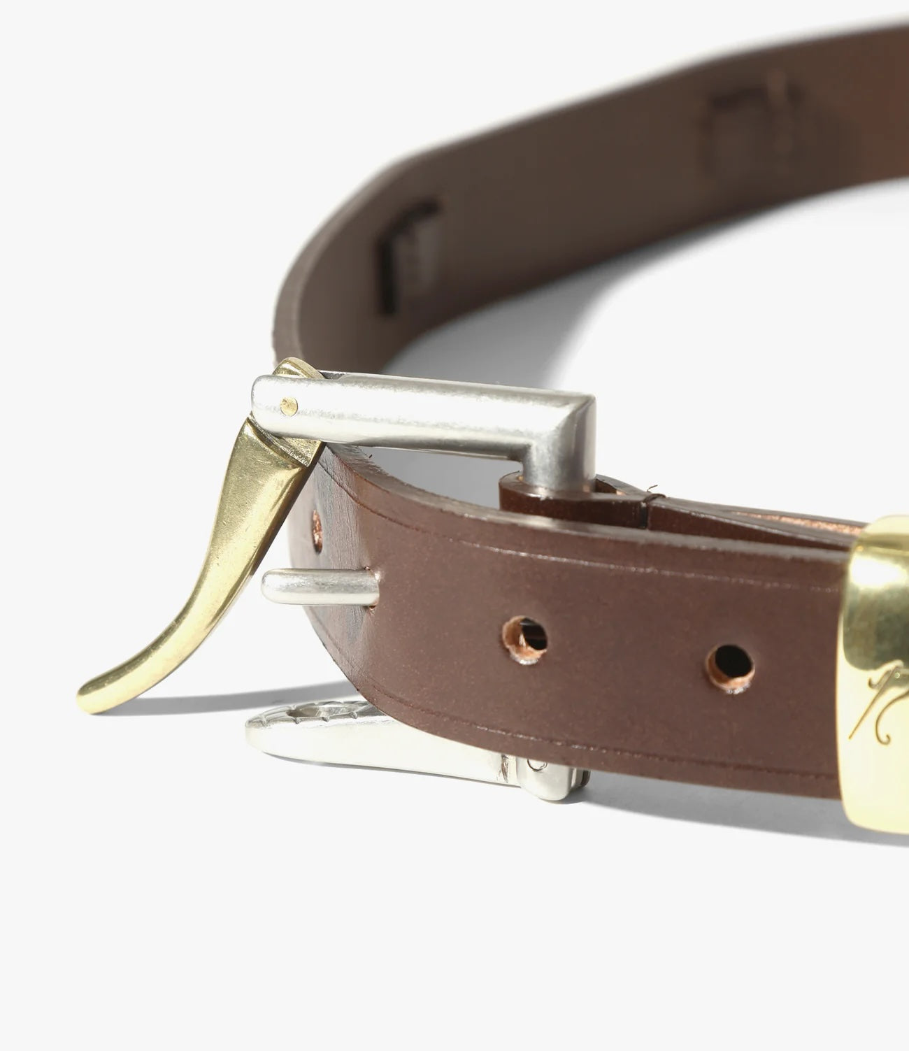 Tassel Bit Quick Release Belt – Brown Leather