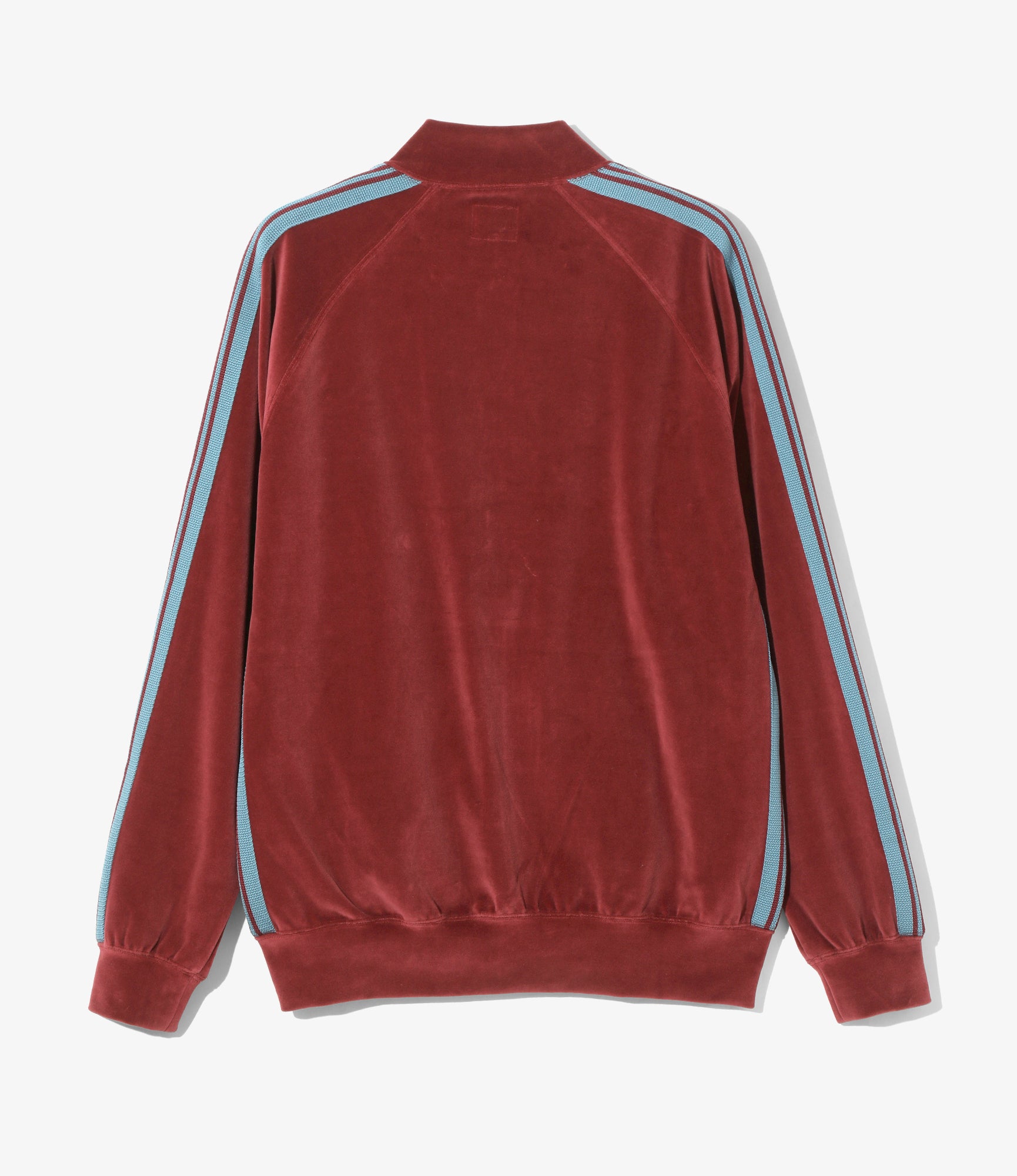 Rib Collar Track Jacket – Burgundy Velour