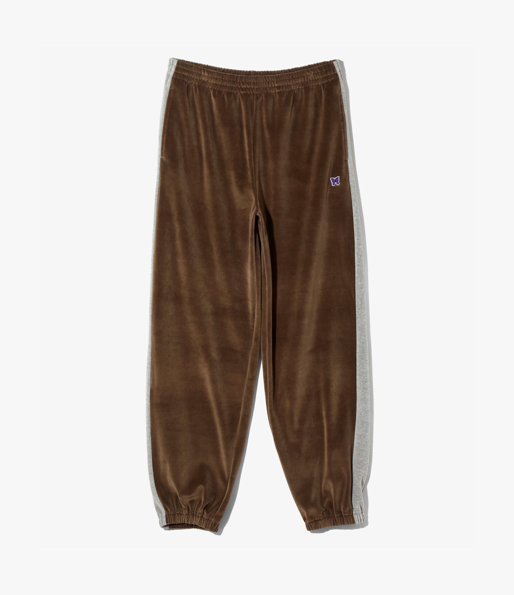 Side Line Sweat Pant – Brown Velour