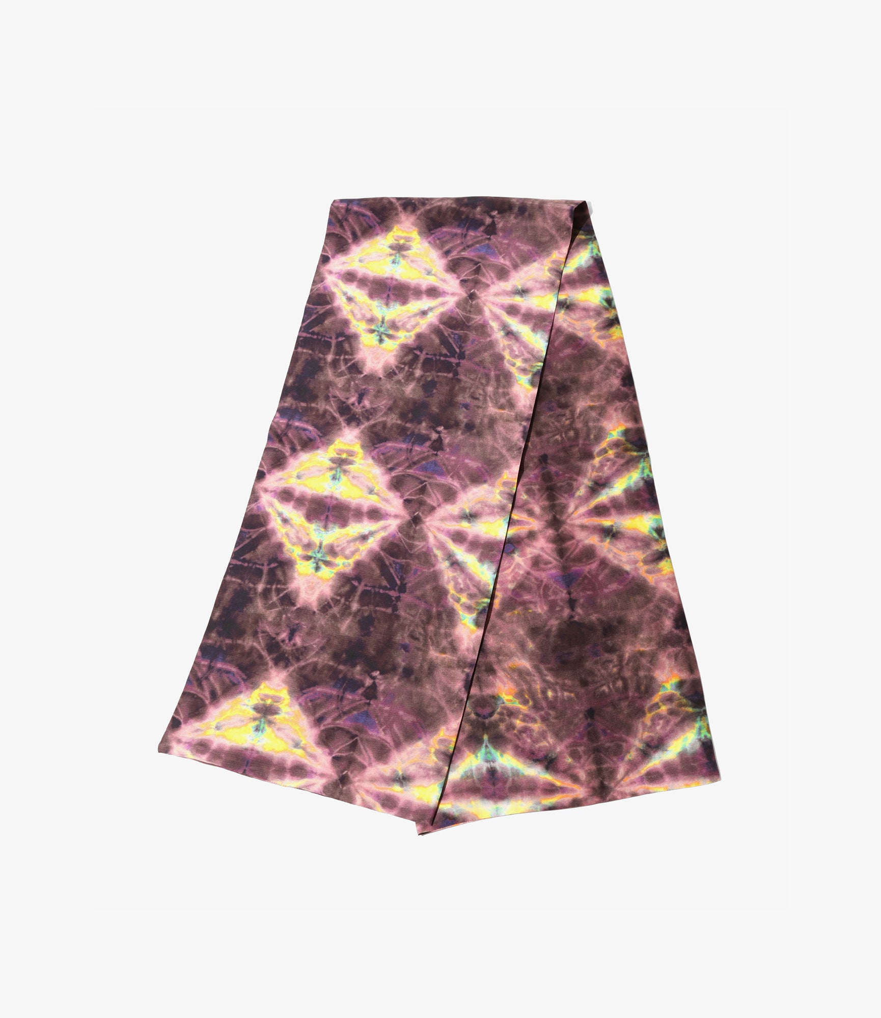 Silk Crepe Scarf – Purple