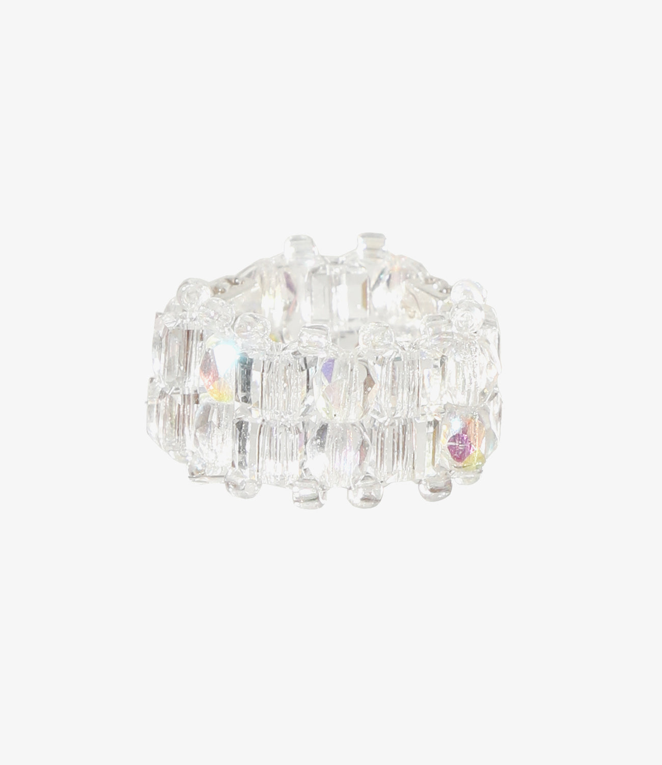 Double-Row Crystal Bead Ring