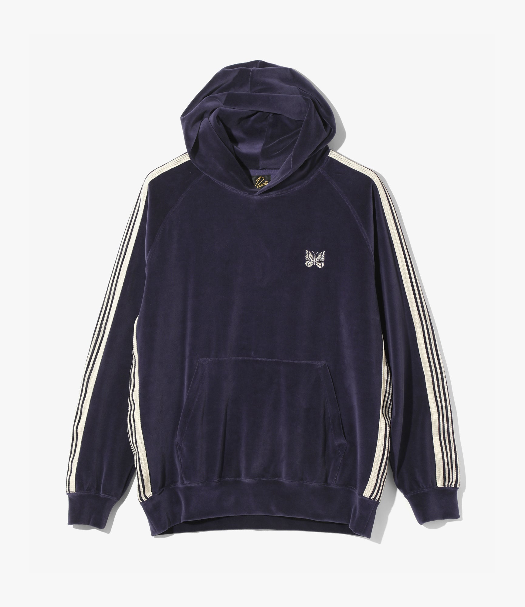 Track Hoodie – Navy Velour