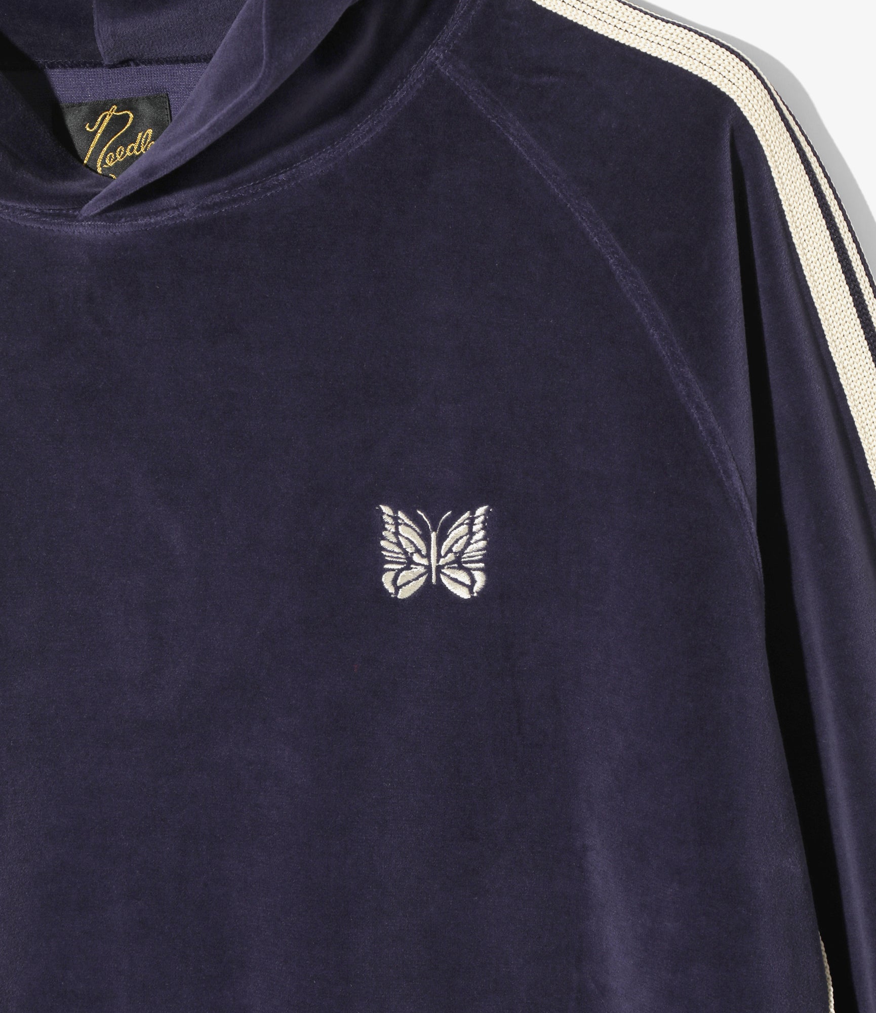 Track Hoodie – Navy Velour