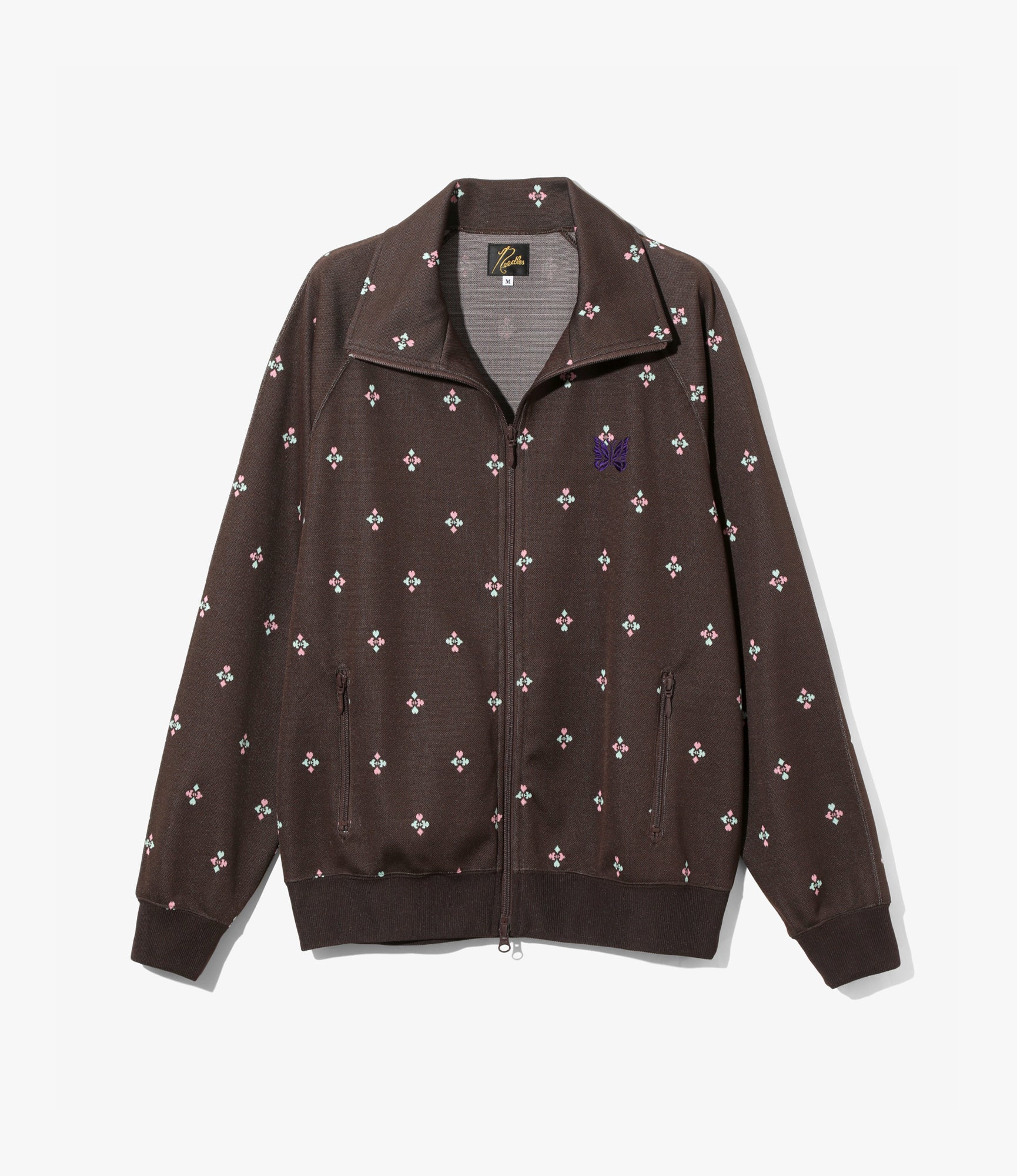 Track Jacket – Brown Blackjack Jacquard