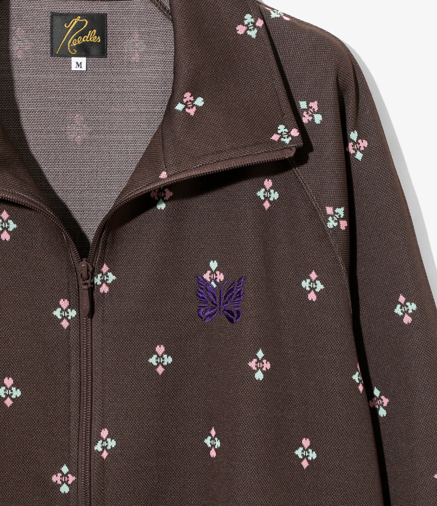 Track Jacket – Brown Blackjack Jacquard