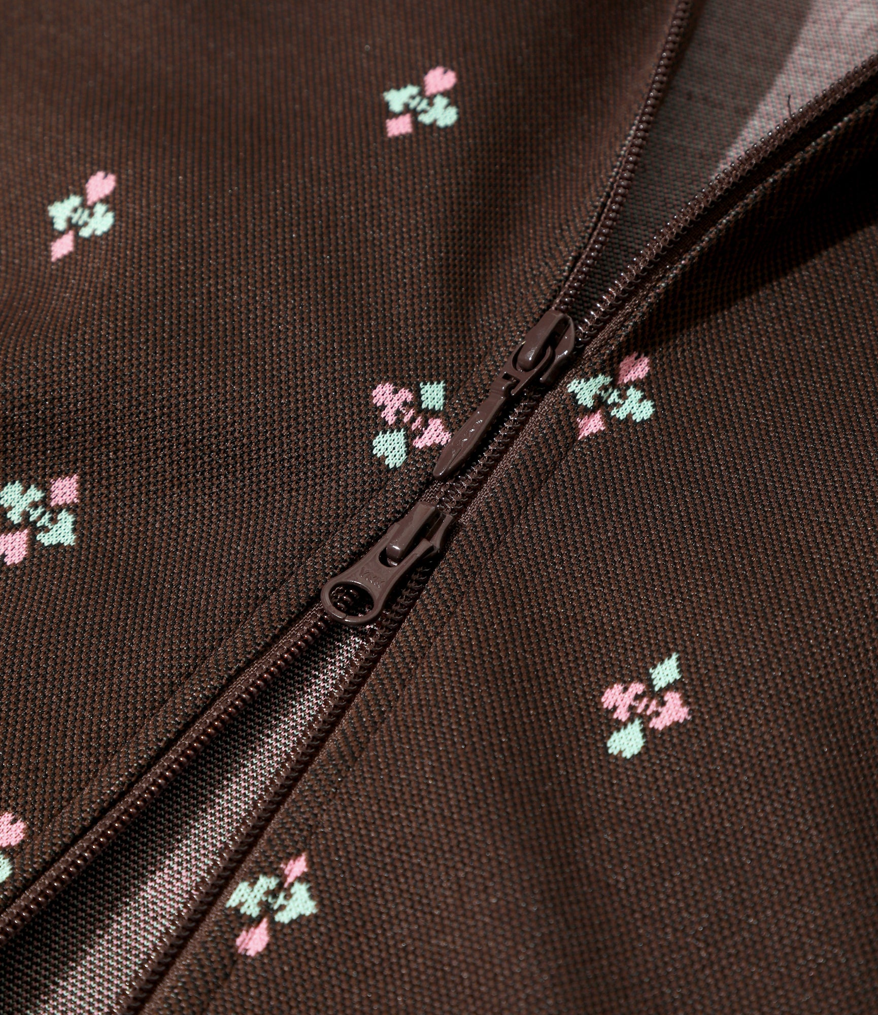 Track Jacket – Brown Blackjack Jacquard