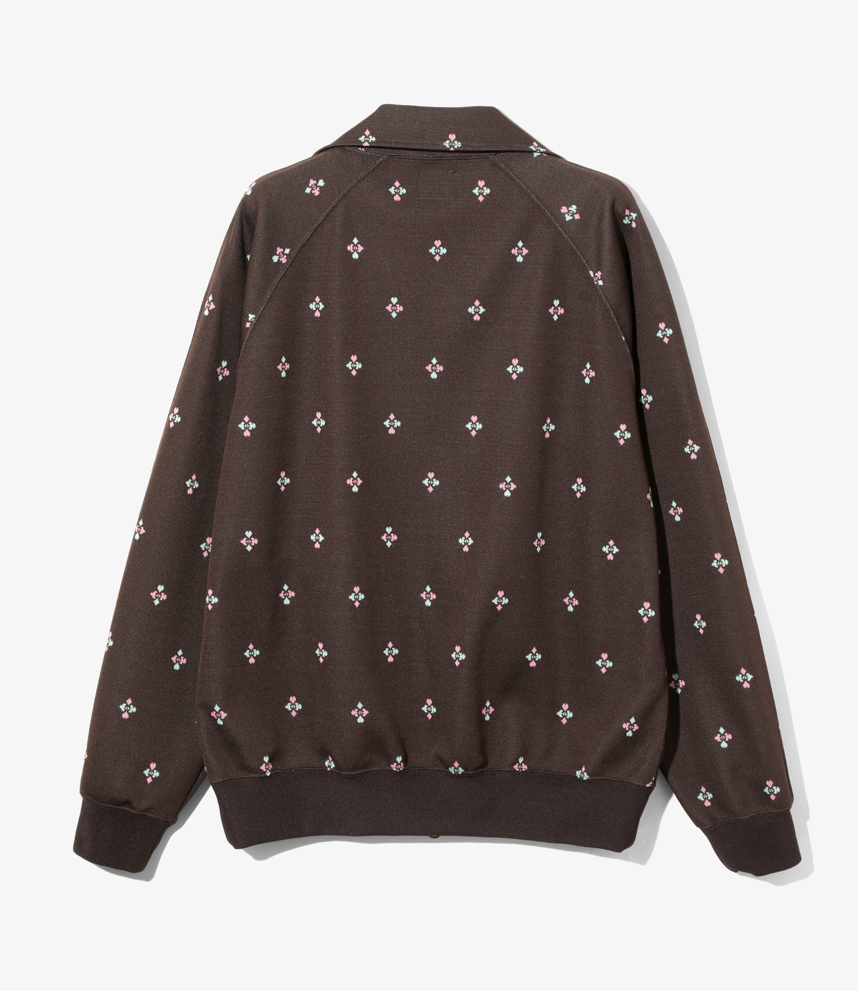 Track Jacket – Brown Blackjack Jacquard