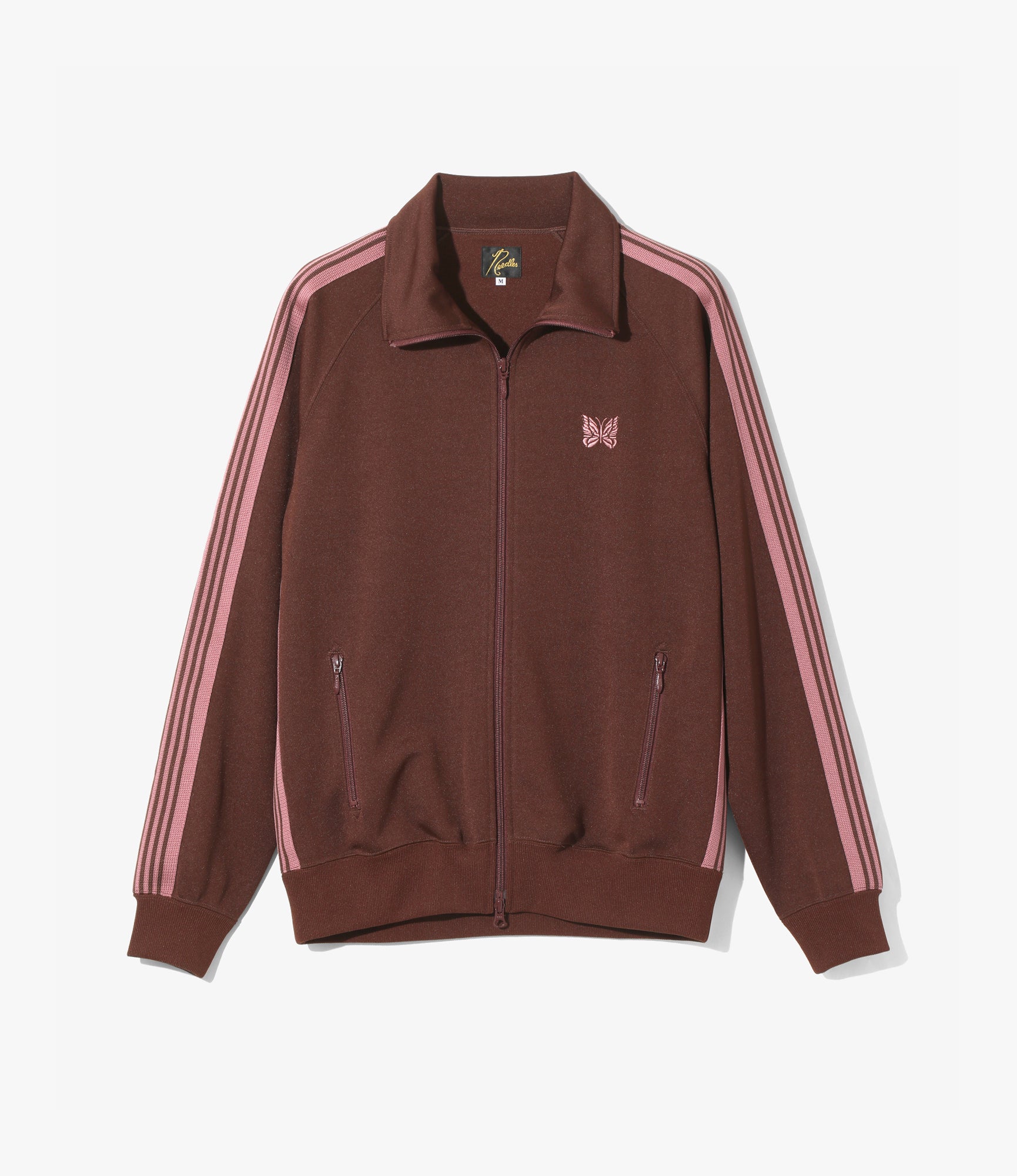 Track Jacket – Brown Smooth Polyester
