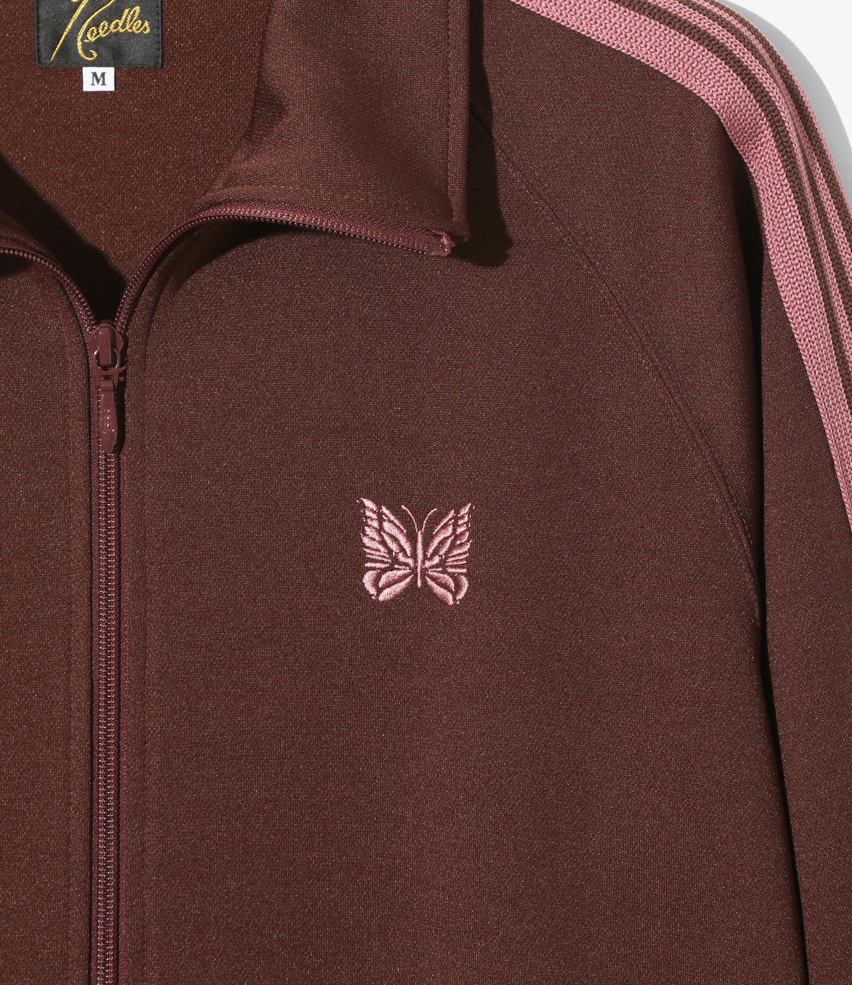 Track Jacket – Brown Smooth Polyester