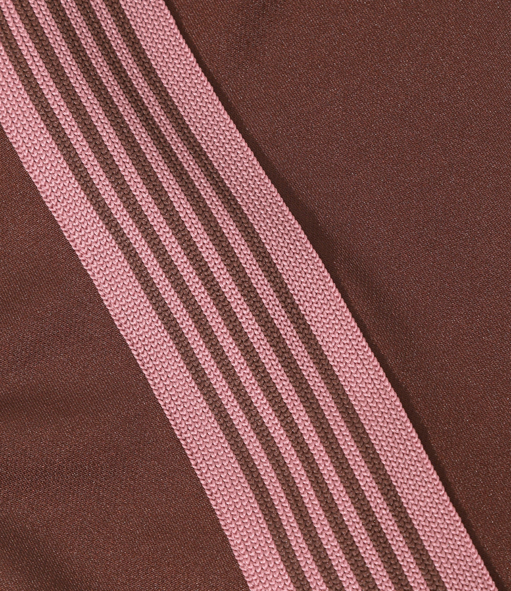 Track Jacket – Brown Smooth Polyester
