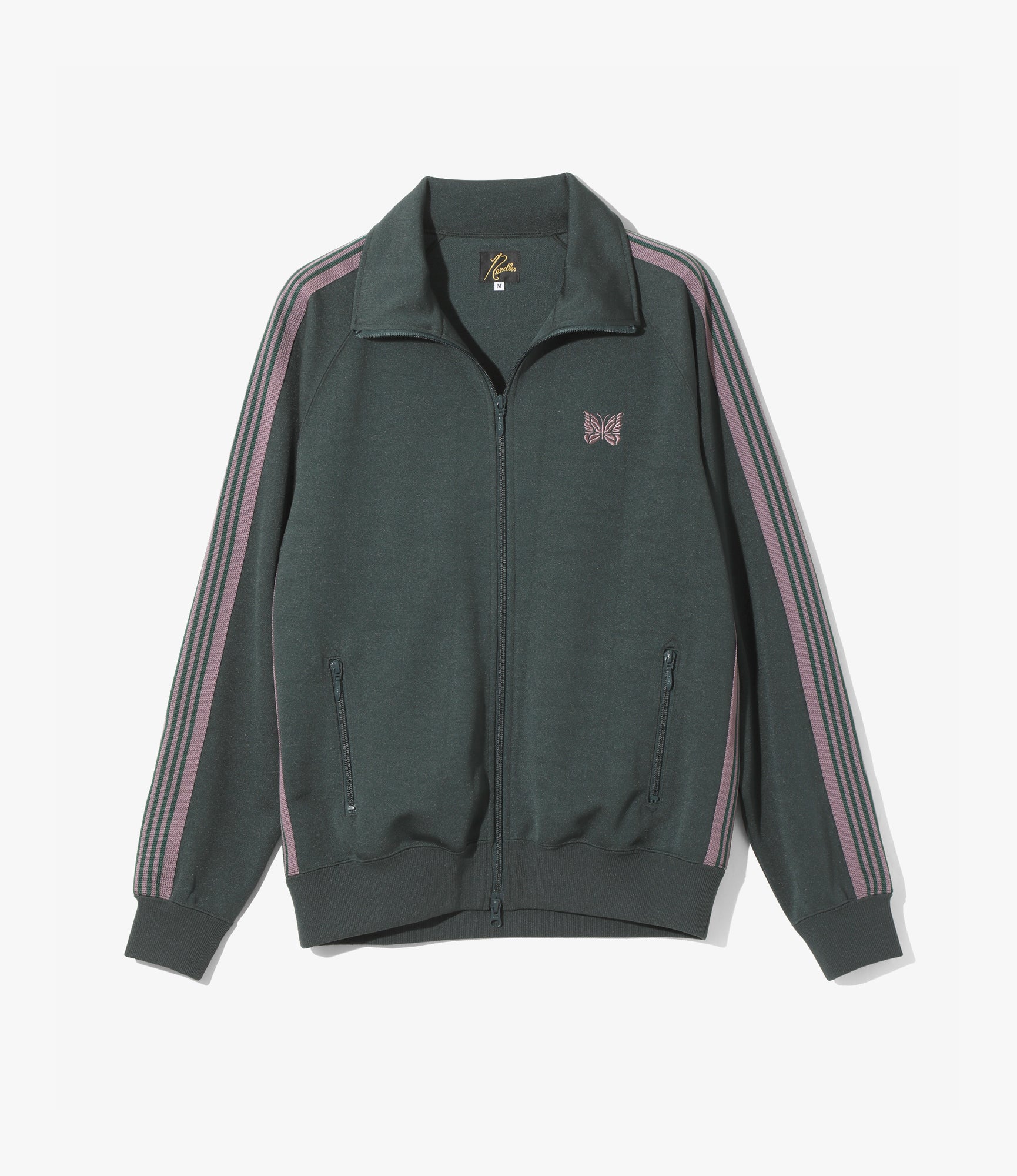 Track Jacket – Green Smooth Polyester