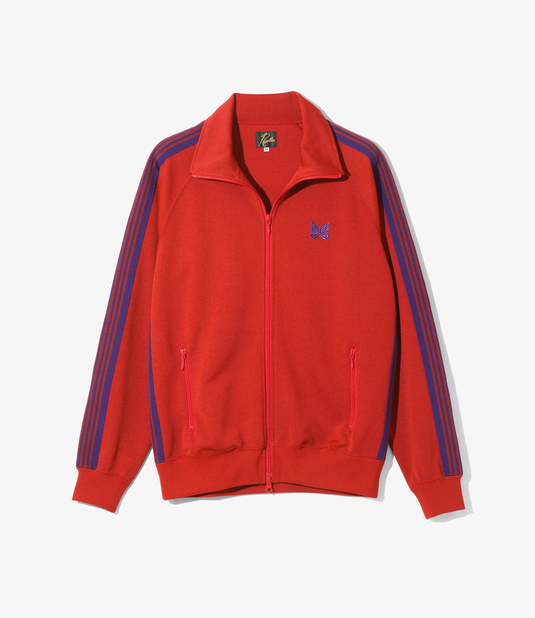 Track Jacket – Red Smooth Polyester