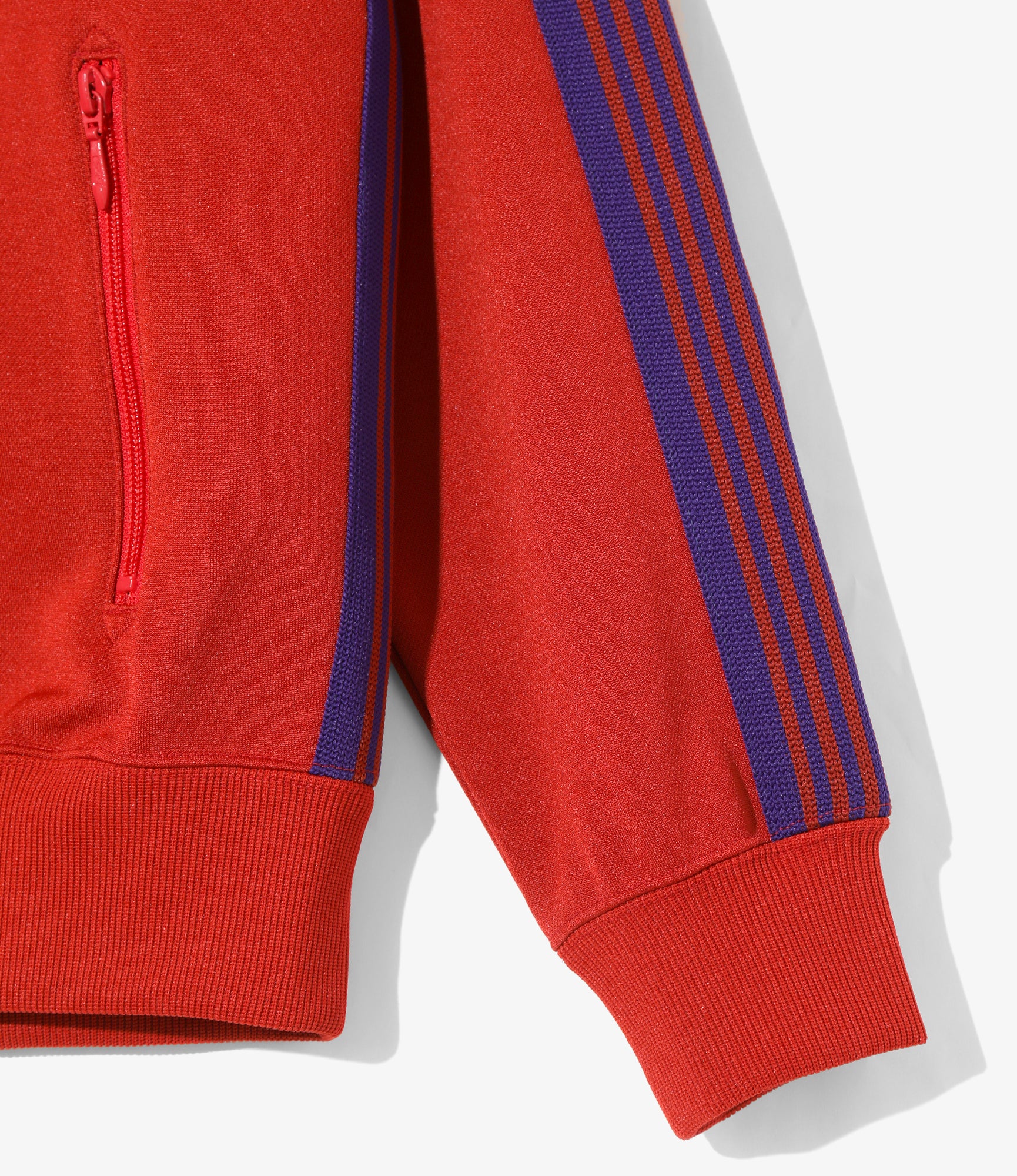 Track Jacket – Red Smooth Polyester