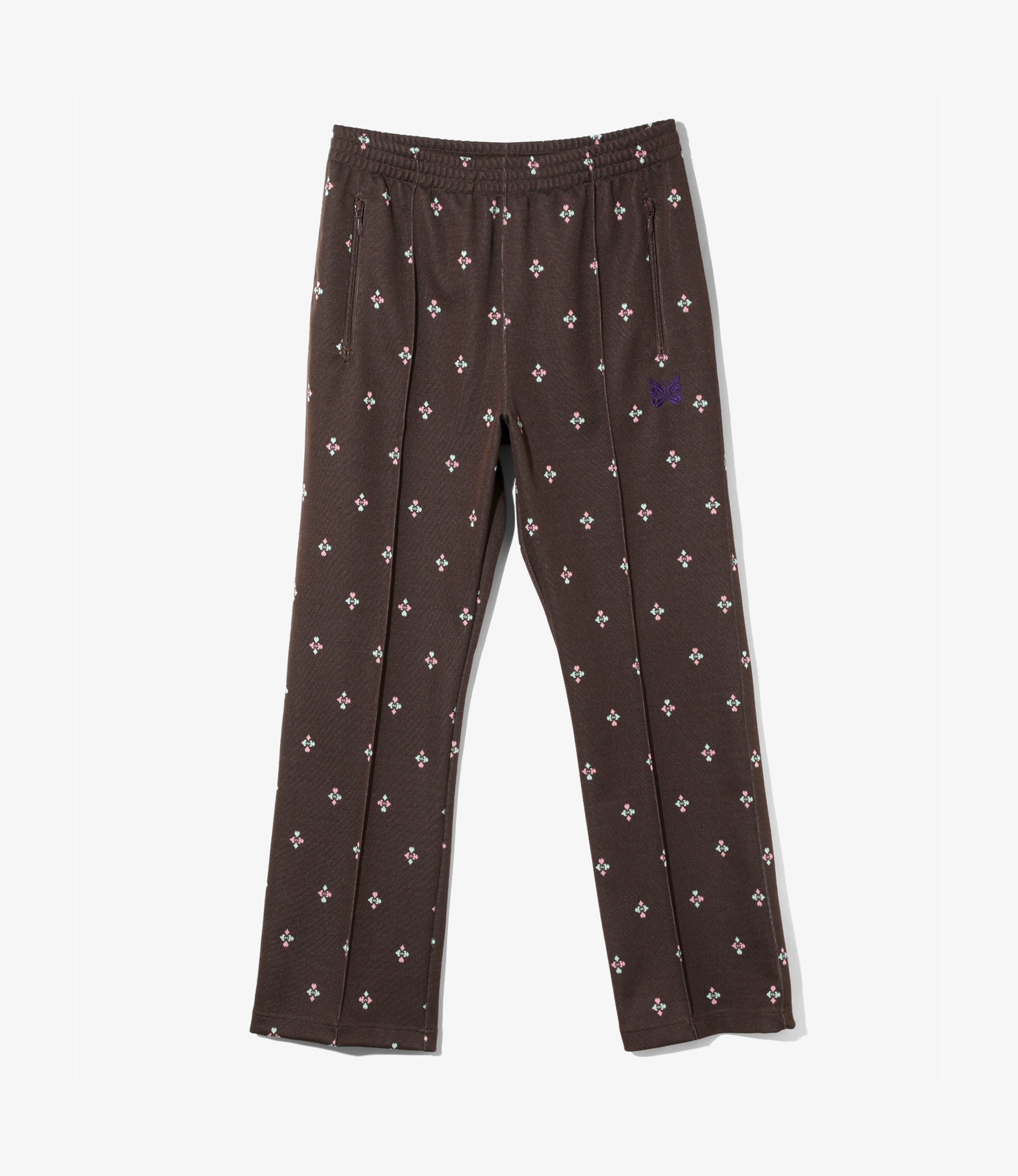 Track Pant - Brown Blackjack Jacquard