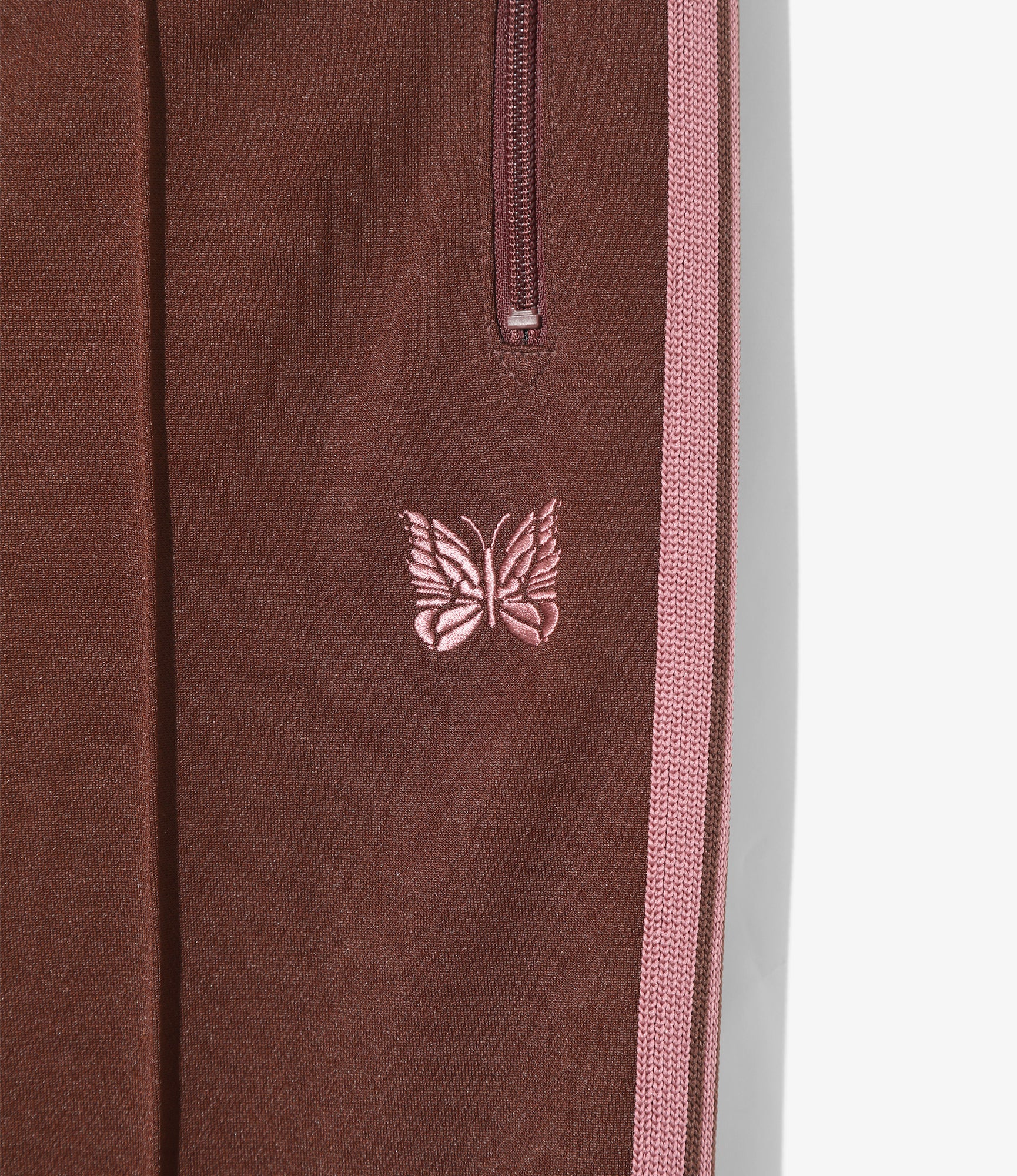 Track Pant – Brown Smooth Polyester