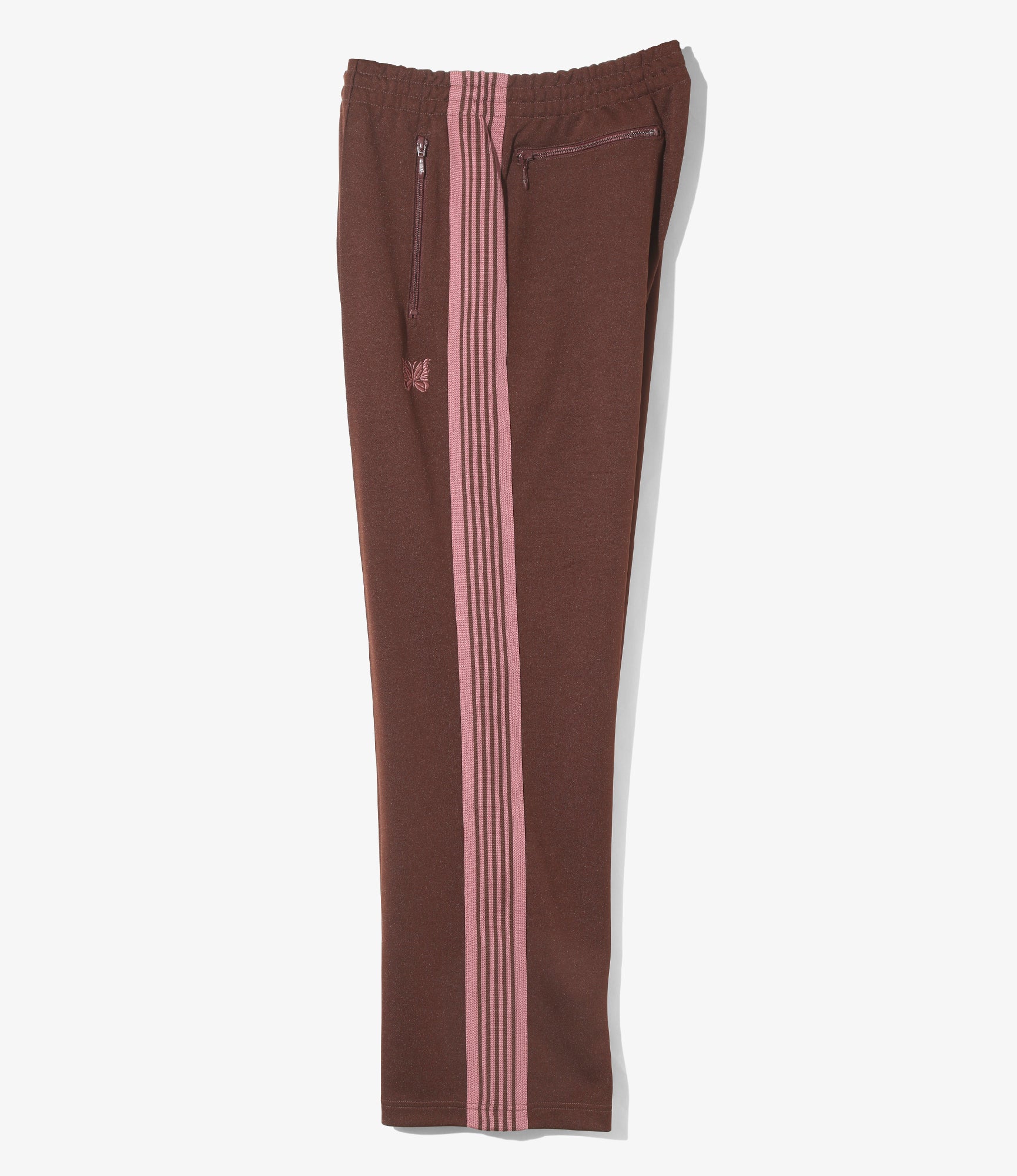 Track Pant – Brown Smooth Polyester