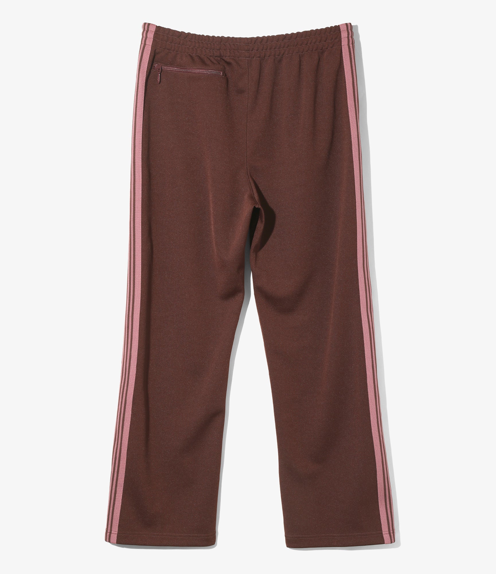 Track Pant – Brown Smooth Polyester