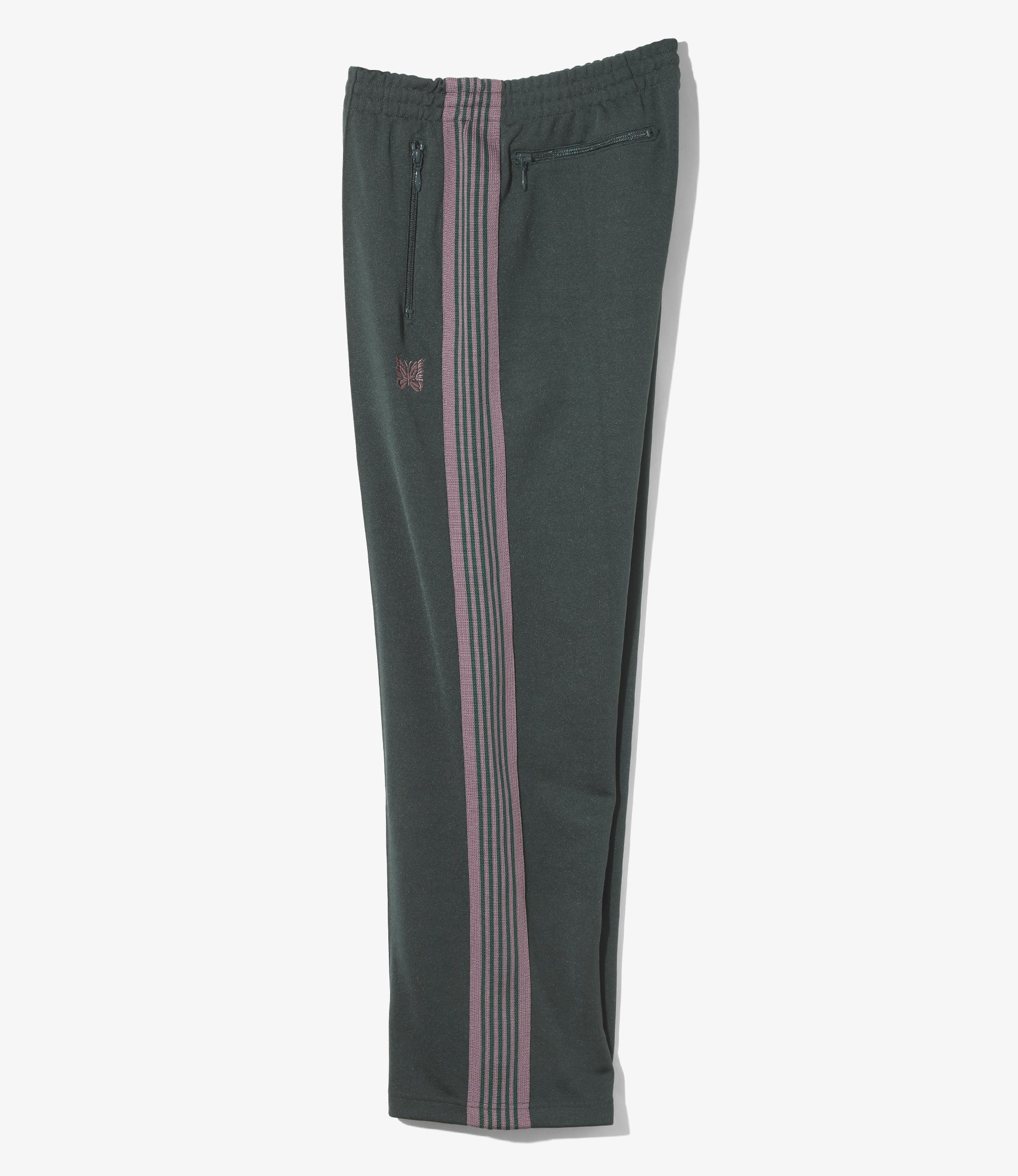 Track Pant – Green Smooth Polyester