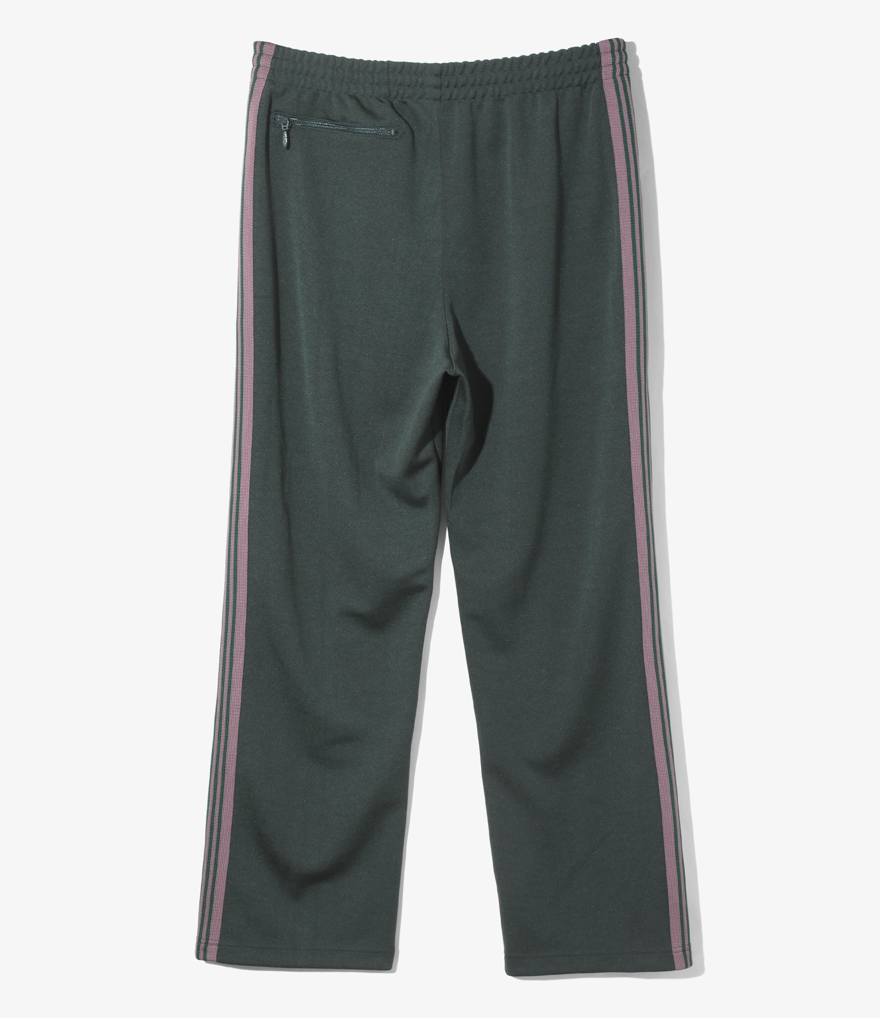 Track Pant – Green Smooth Polyester