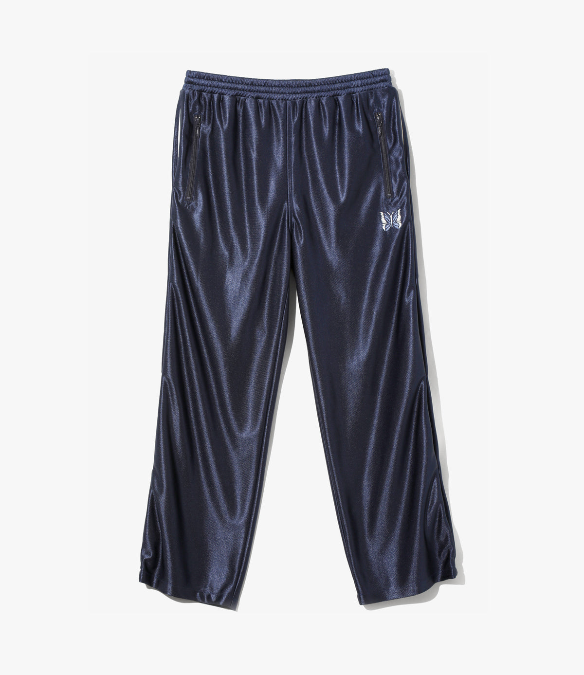 Track Pant – Navy Tricot Sateen | Needles | Nepenthes London