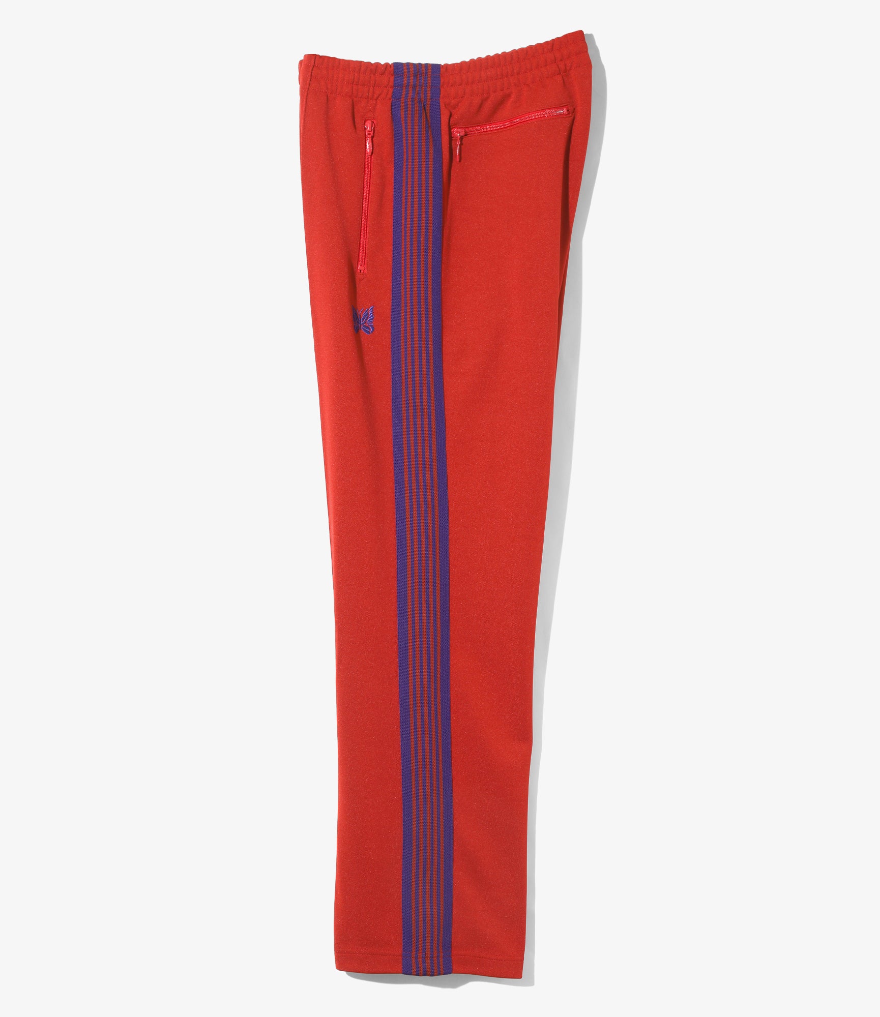 Track Pant – Red Smooth Polyester