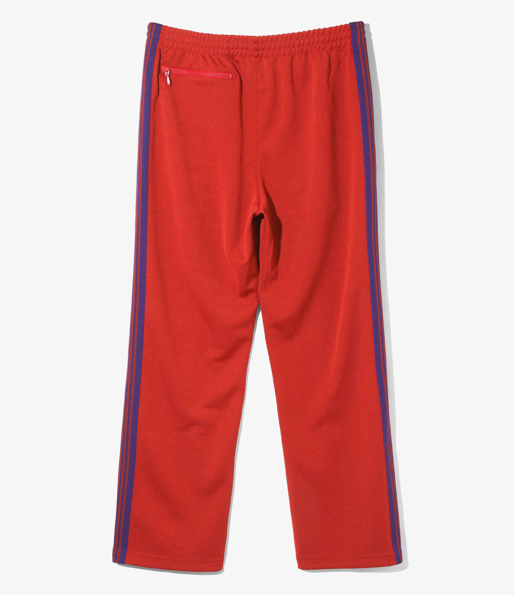 Track Pant – Red Smooth Polyester