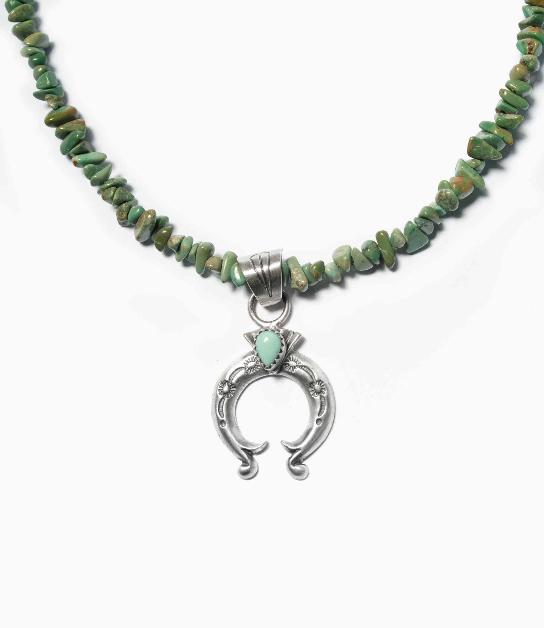 Navajo Stone Naja Pendant Necklace – Turquoise