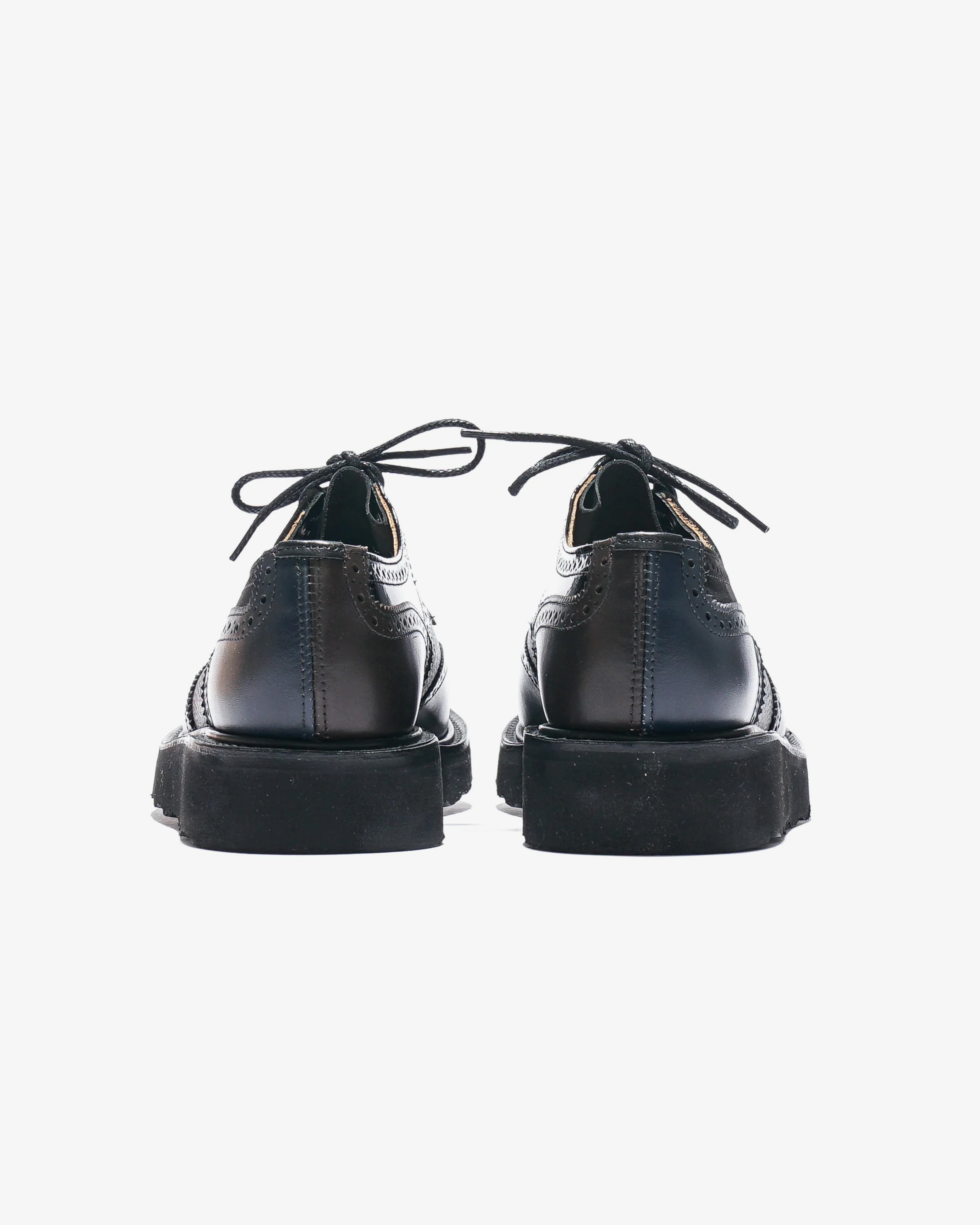 Tricker's x Nepenthes Multi-Tone Derby - Moreflex Sole - Black – Tricker's x Nepenthes – Nepenthes London